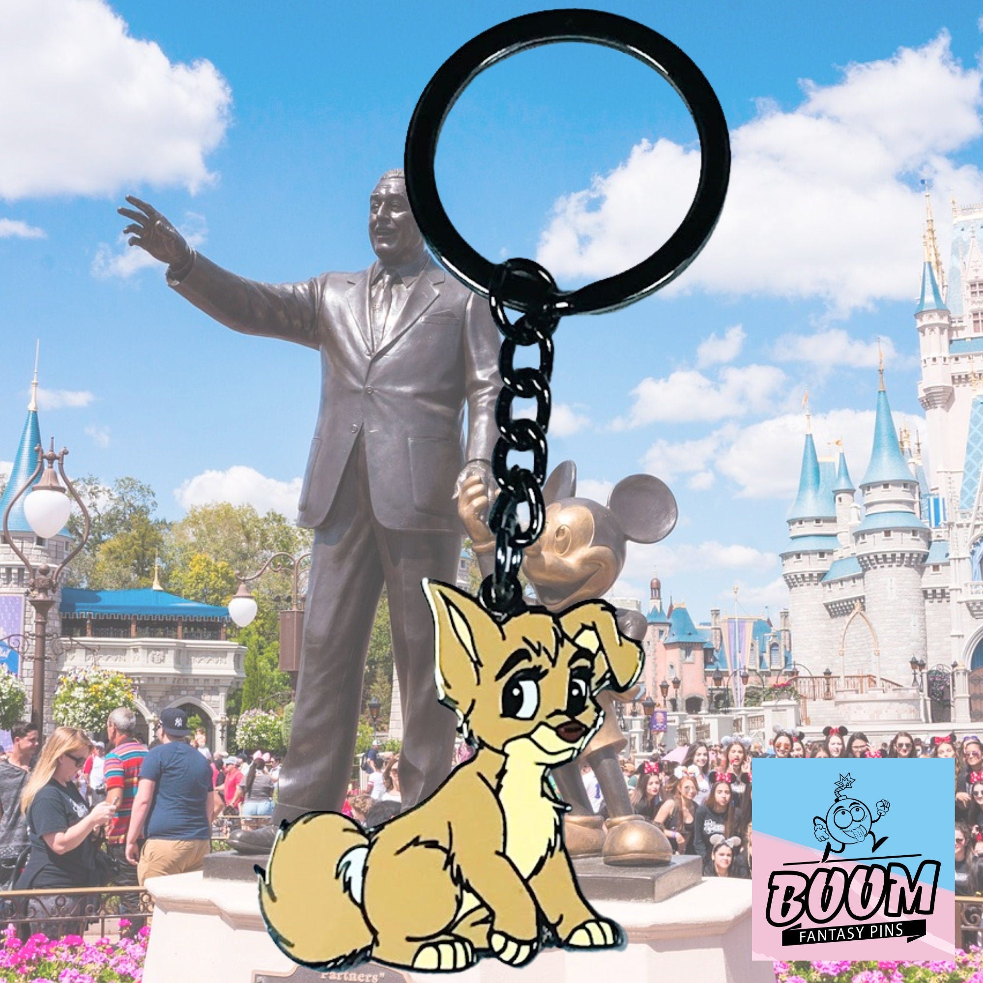 Llavero – Ángel de La Dama y el Vagabundo – Disney Fantasy