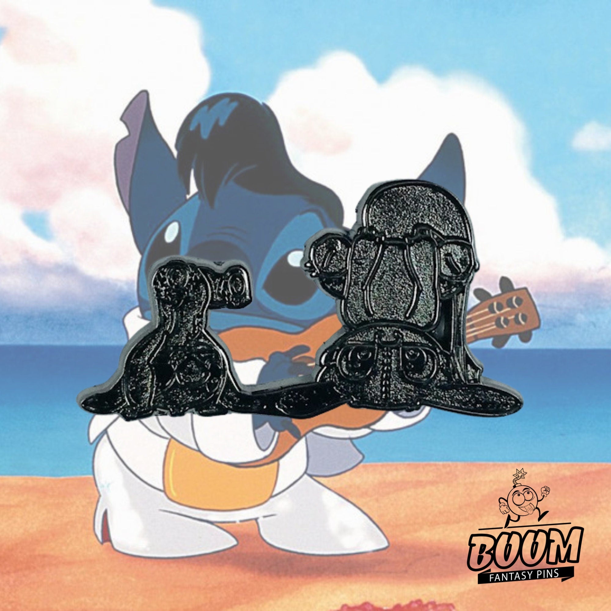 Épingle – Expérience 626 : Stitch de Lilo &amp; Stitch et Krokmou de Dragons – Disney Fantasy