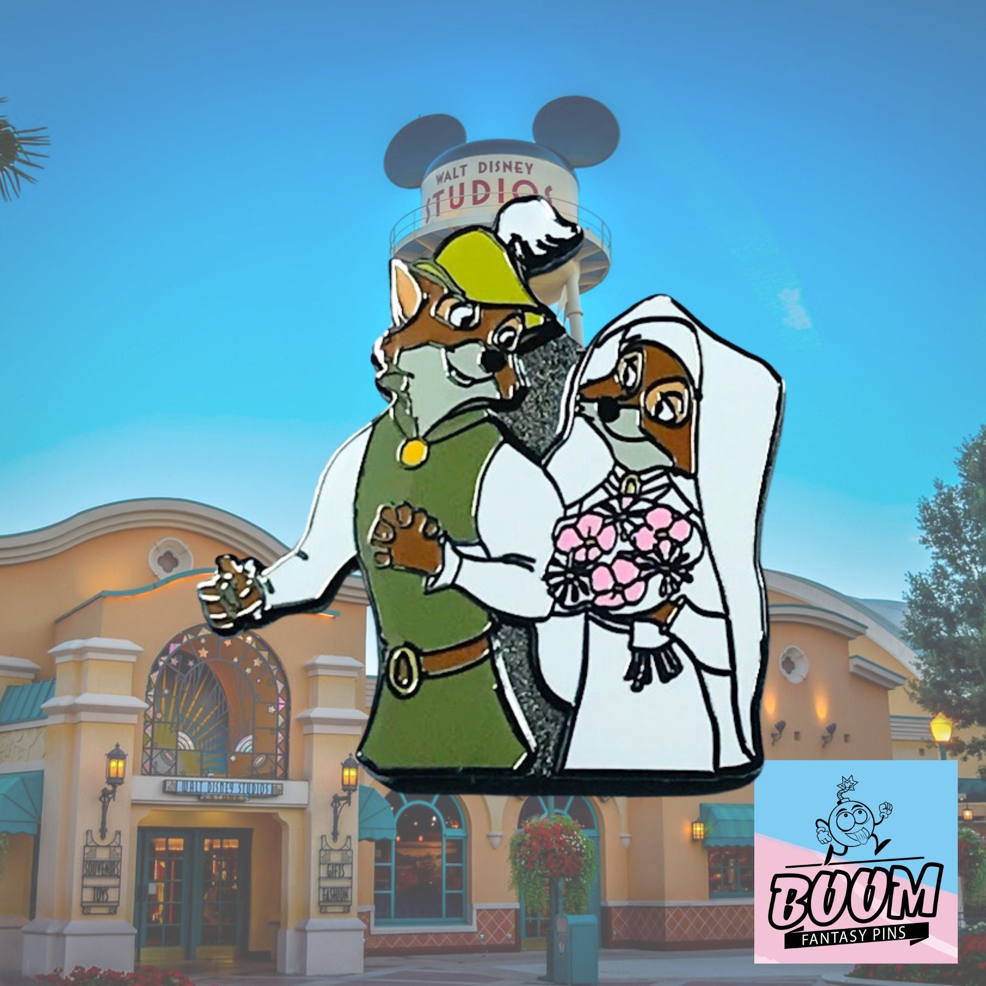 Pin – Maid Marian and Robin Hood from Robin Hood – Disney Fantasy