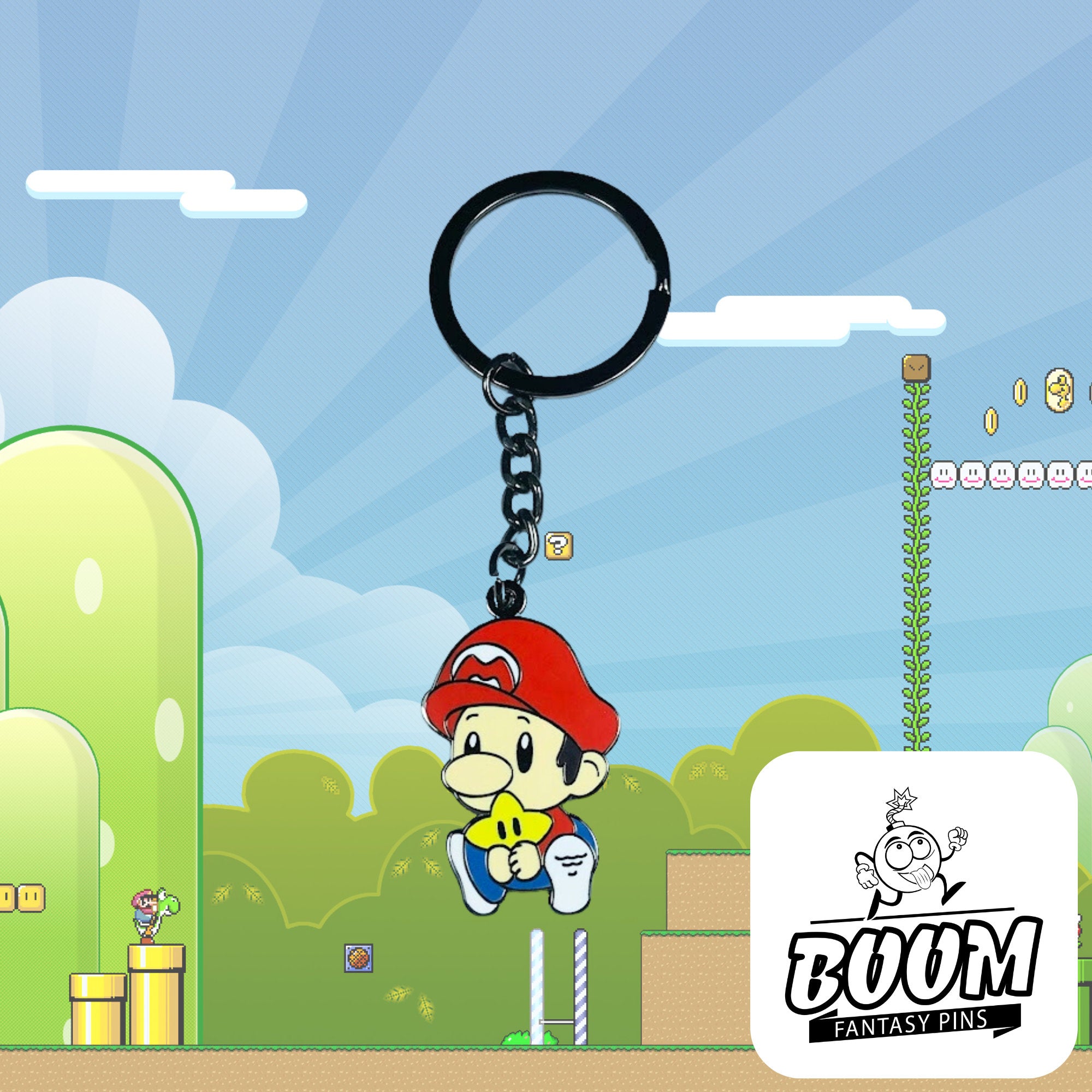 Keychain – Mario from Super Mario Bros – Nintendo Franchise