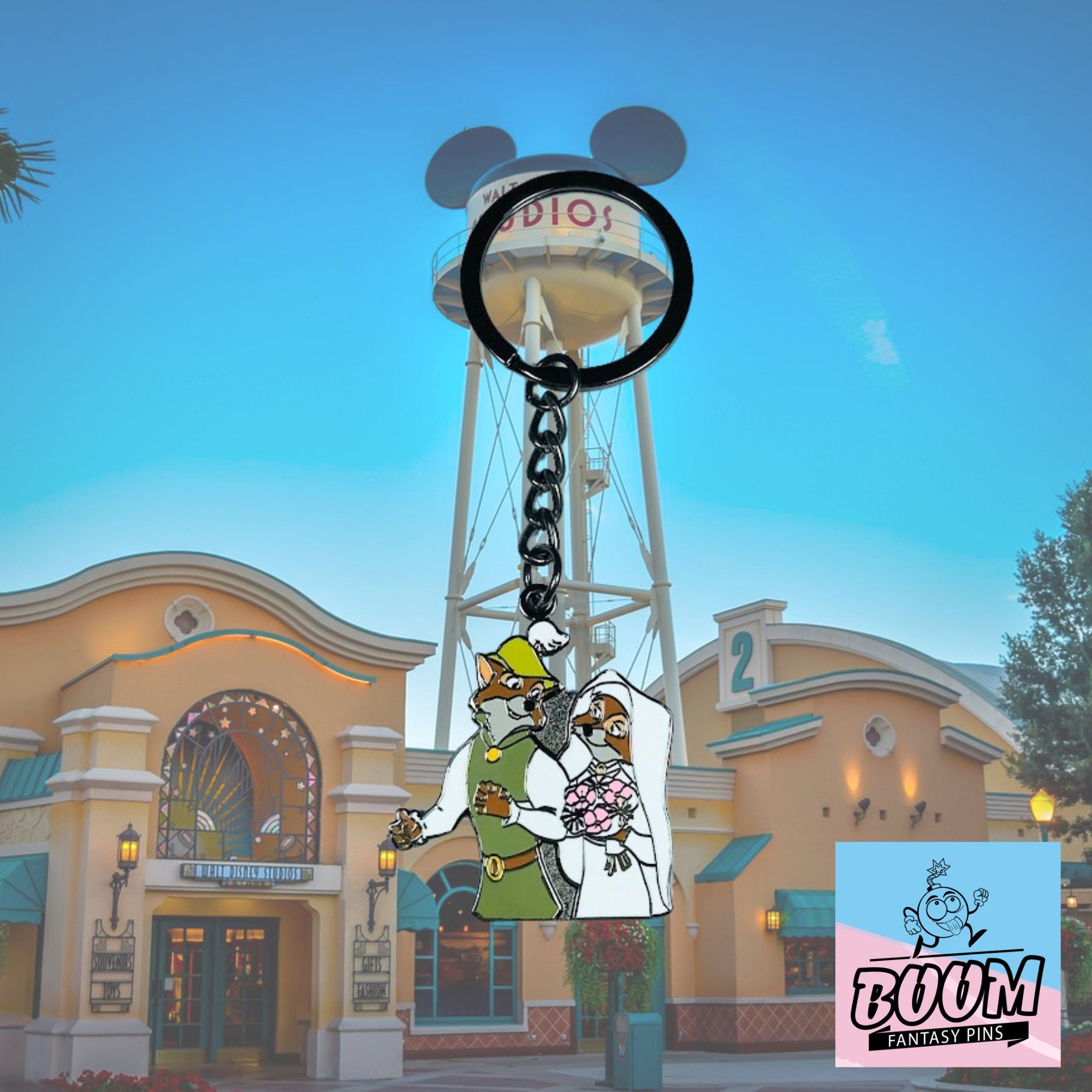 Llavero – Lady Marian y Robin Hood de Robin Hood – Disney Fantasy