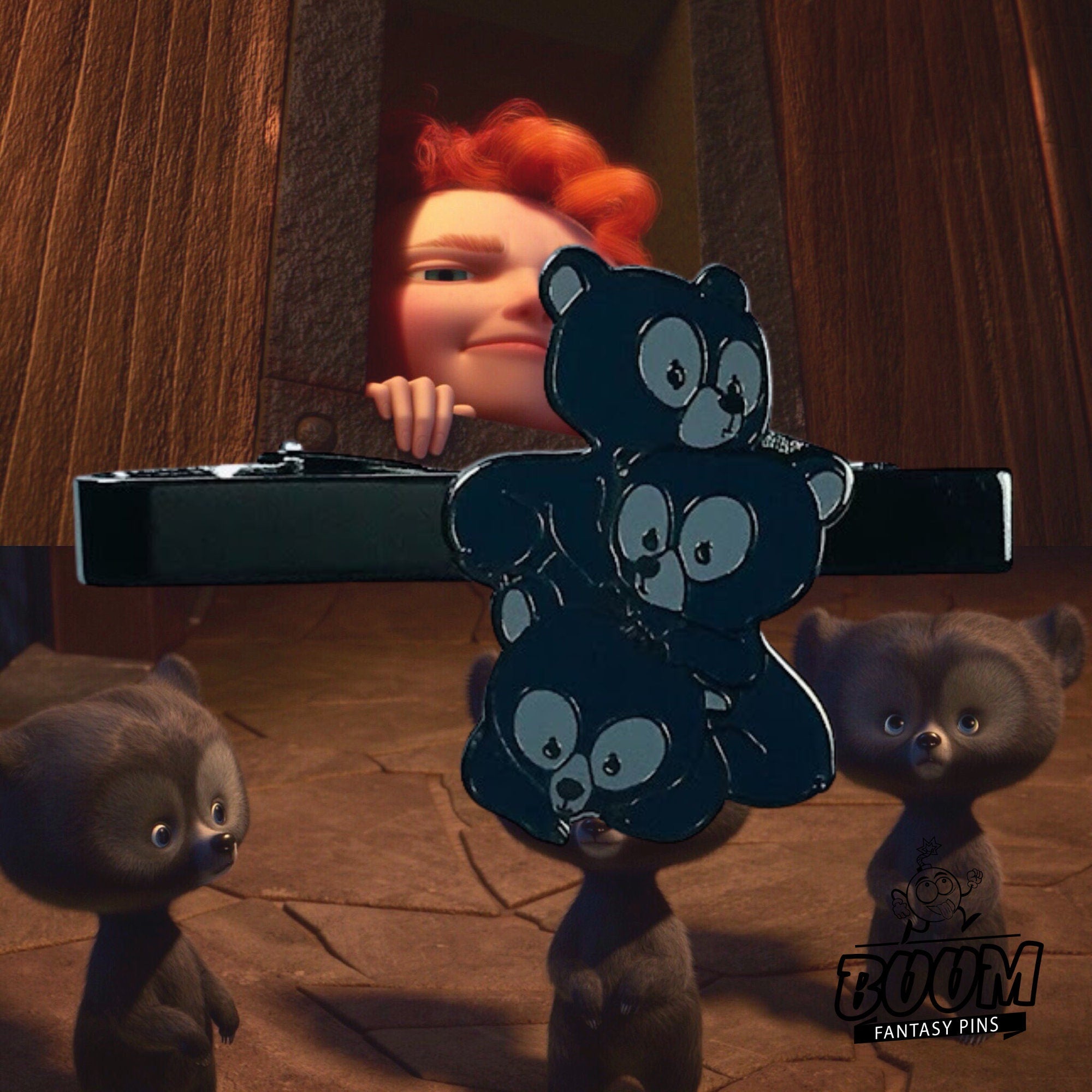 Pince à cravate – Les trois petits ours de Rebelle – Disney Fantasy