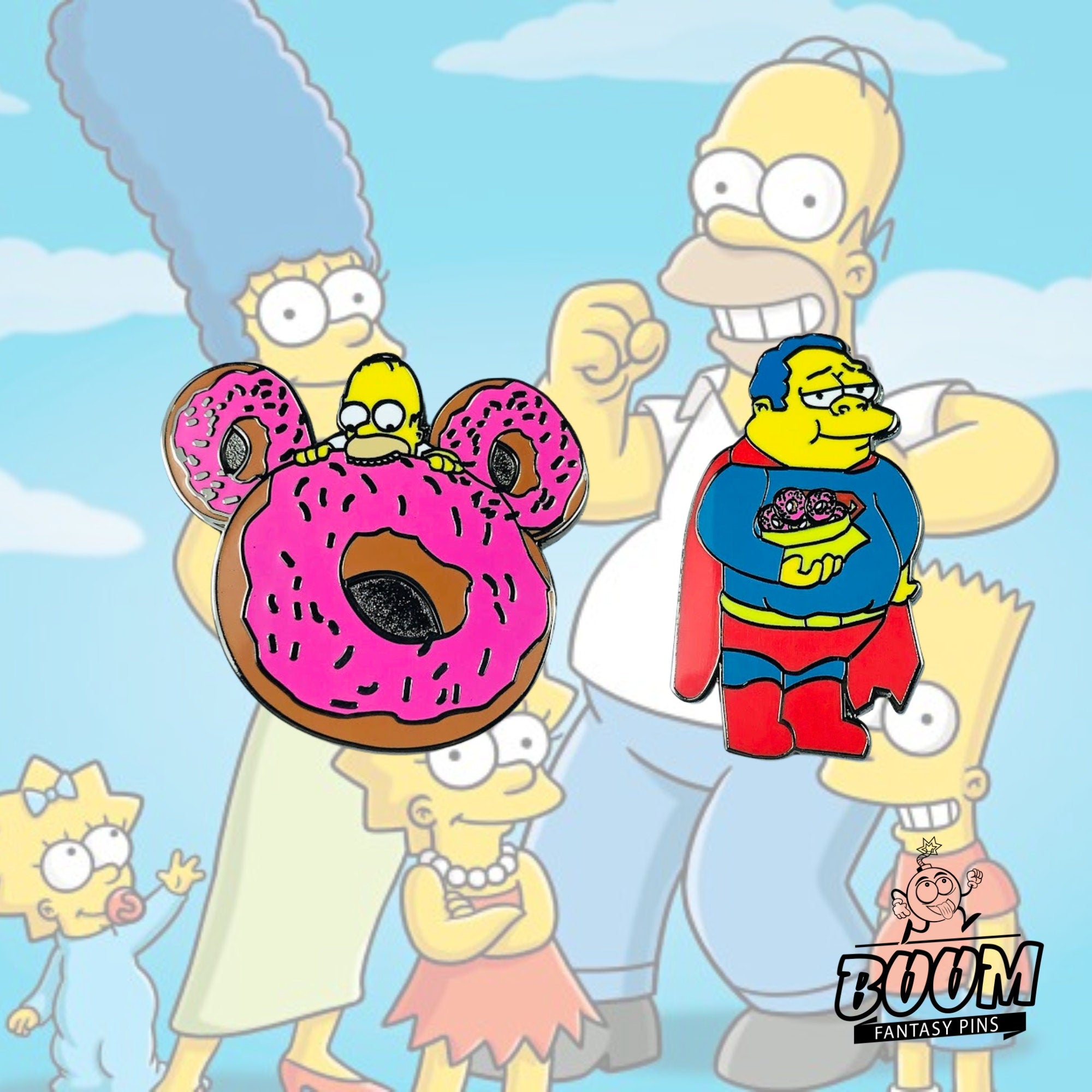 Pin's – Homer Simpson des Simpson – Disney Fantasy