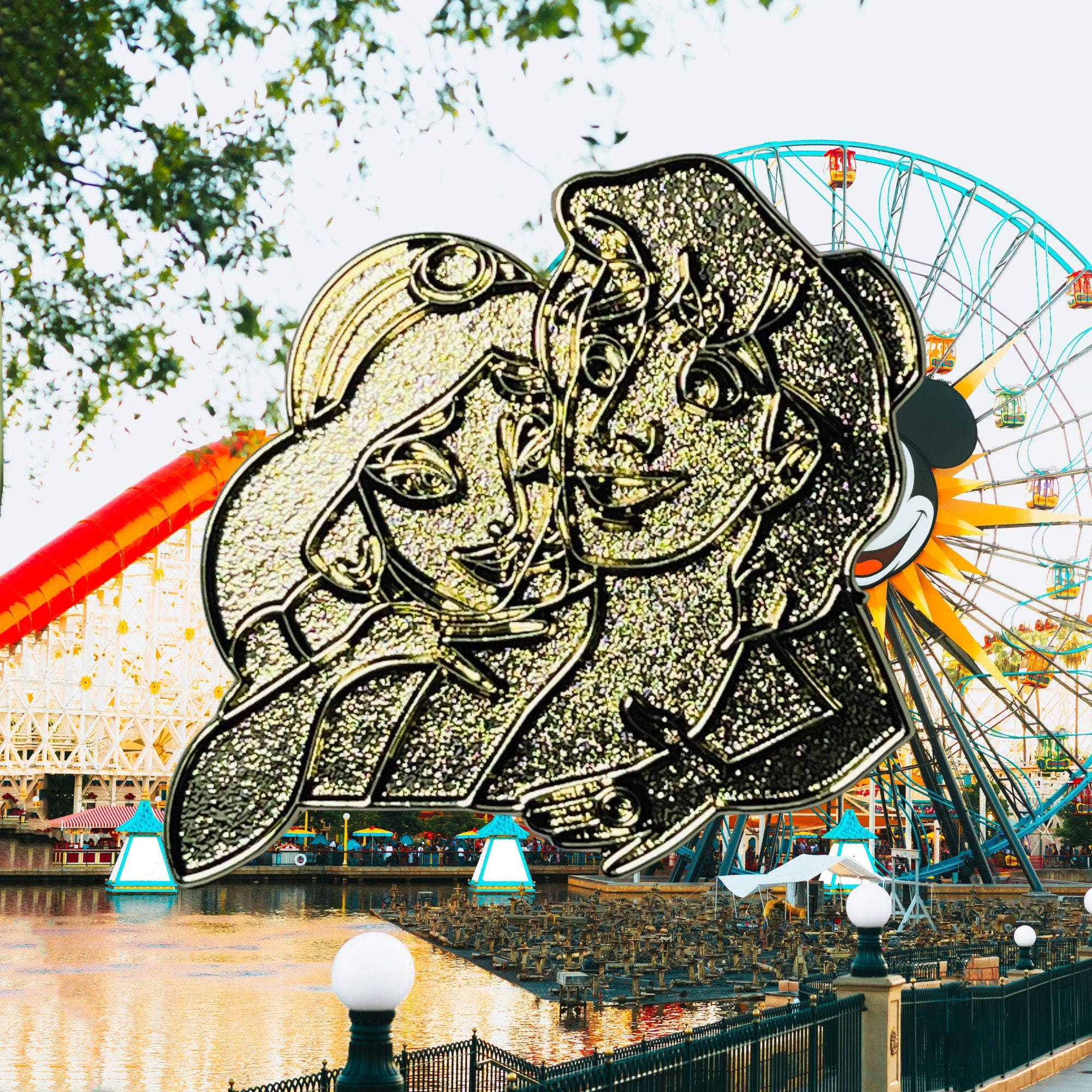 Pin – Princesa Jasmine y Aladdin de Aladdin – Disney Fantasy