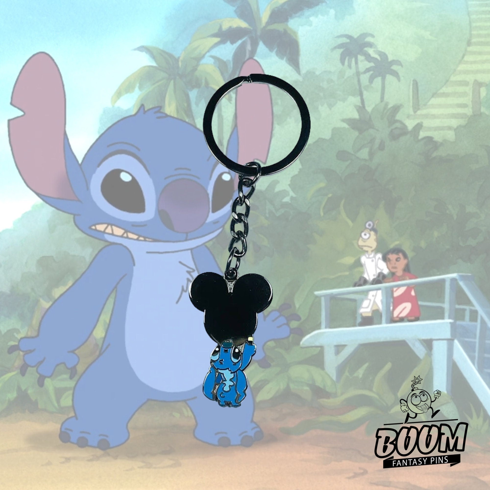 Porte-clés – Stitch Expérience 626 de Lilo &amp; Stitch – Disney Fantasy