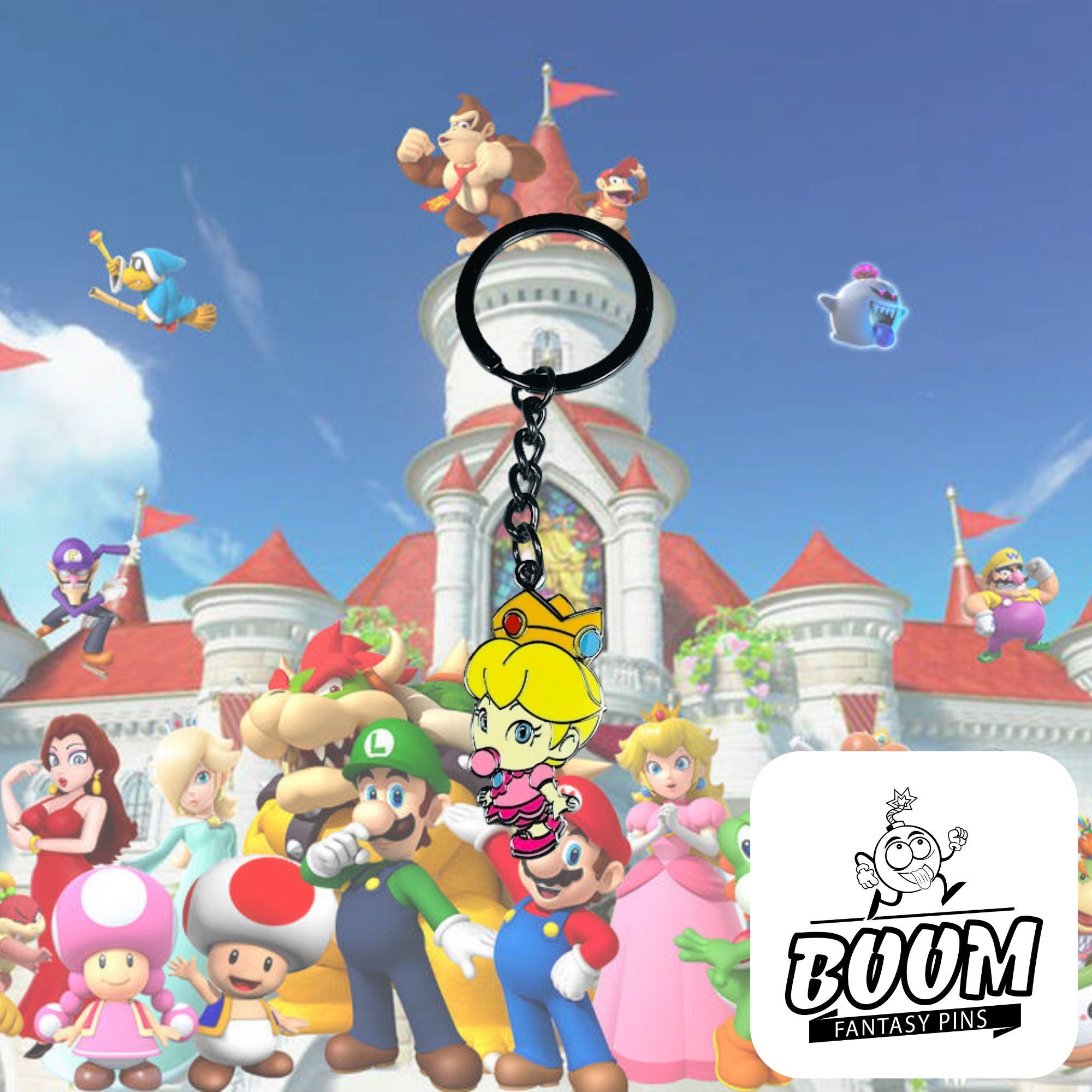 Keychain – Baby Princess Peach from Mario Bros – Disney Fantasy