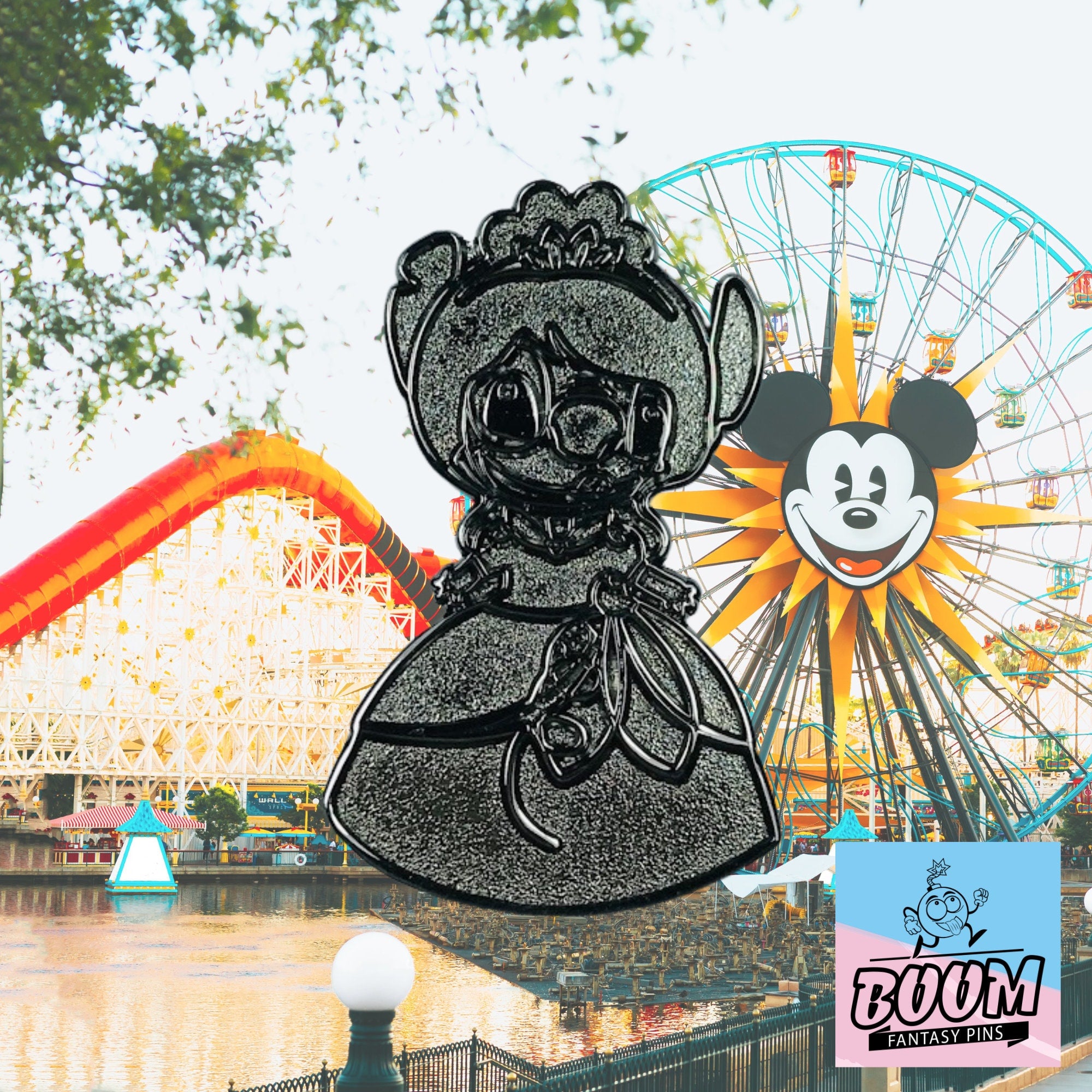 Pin's – Stitch en Tiana de Lilo &amp; Stitch – Disney Fantasy