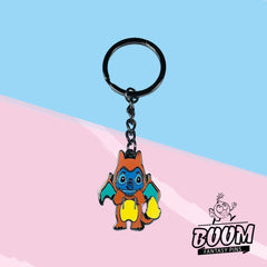 Llavero – Experimento 626 de Lilo y Stitch como Charizard – Disney Fantasy
