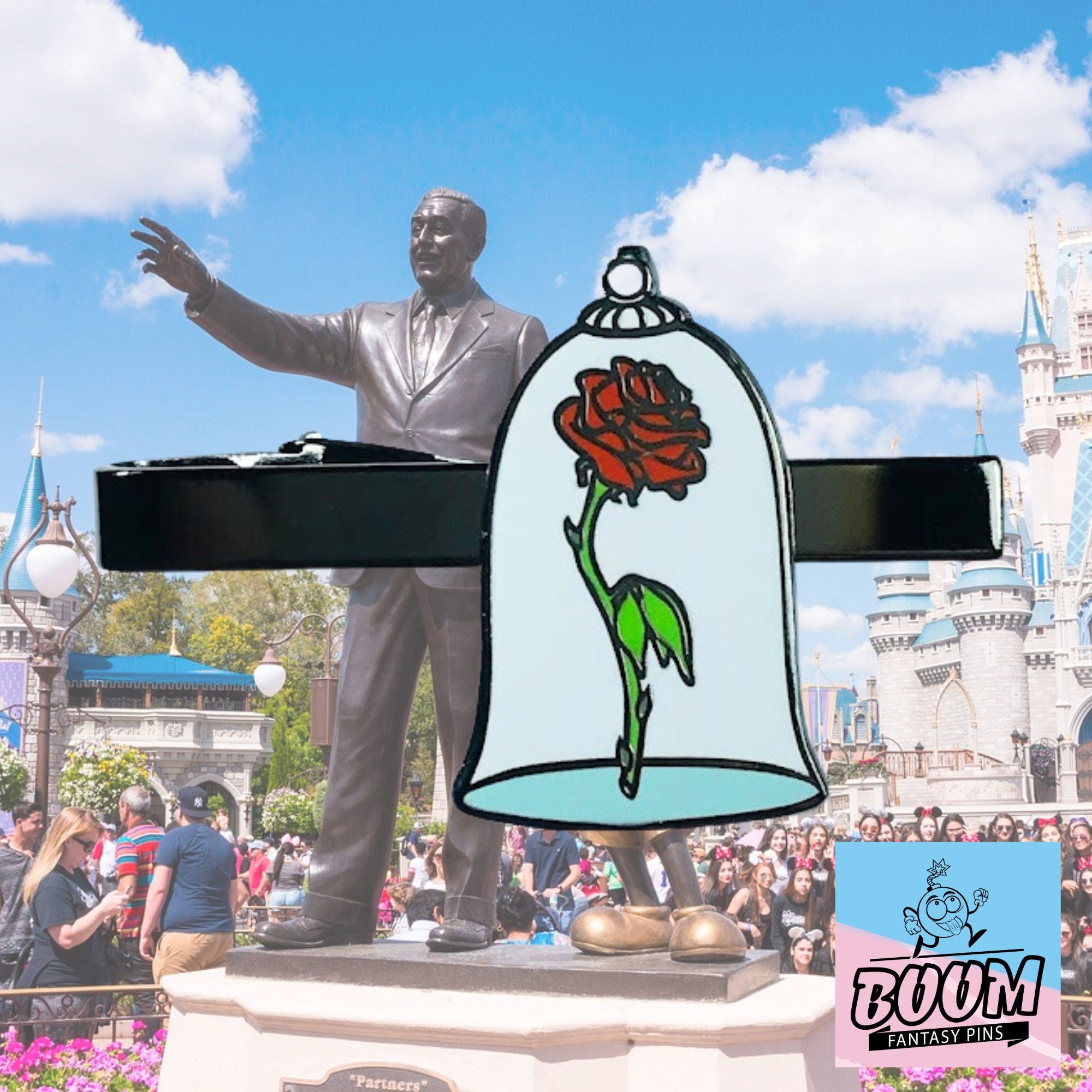 Pinza de corbata – Bella de La Bella y la Bestia – Disney Fantasy