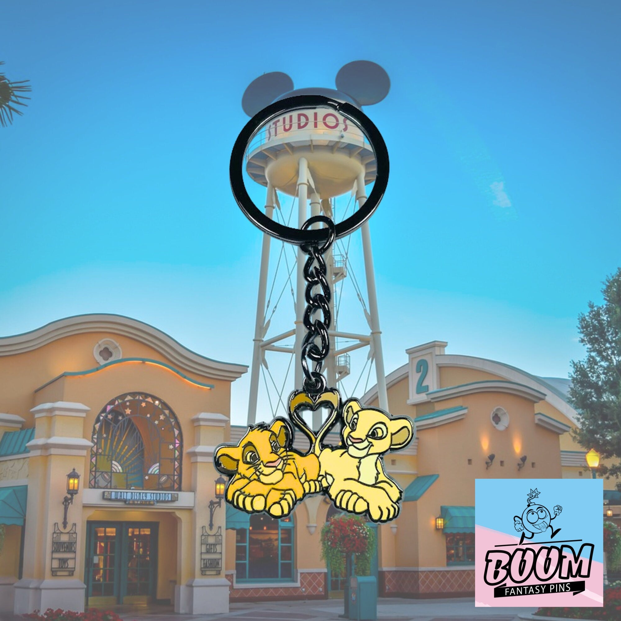 Llavero – Simba y Nala de El Rey León – Disney Fantasy