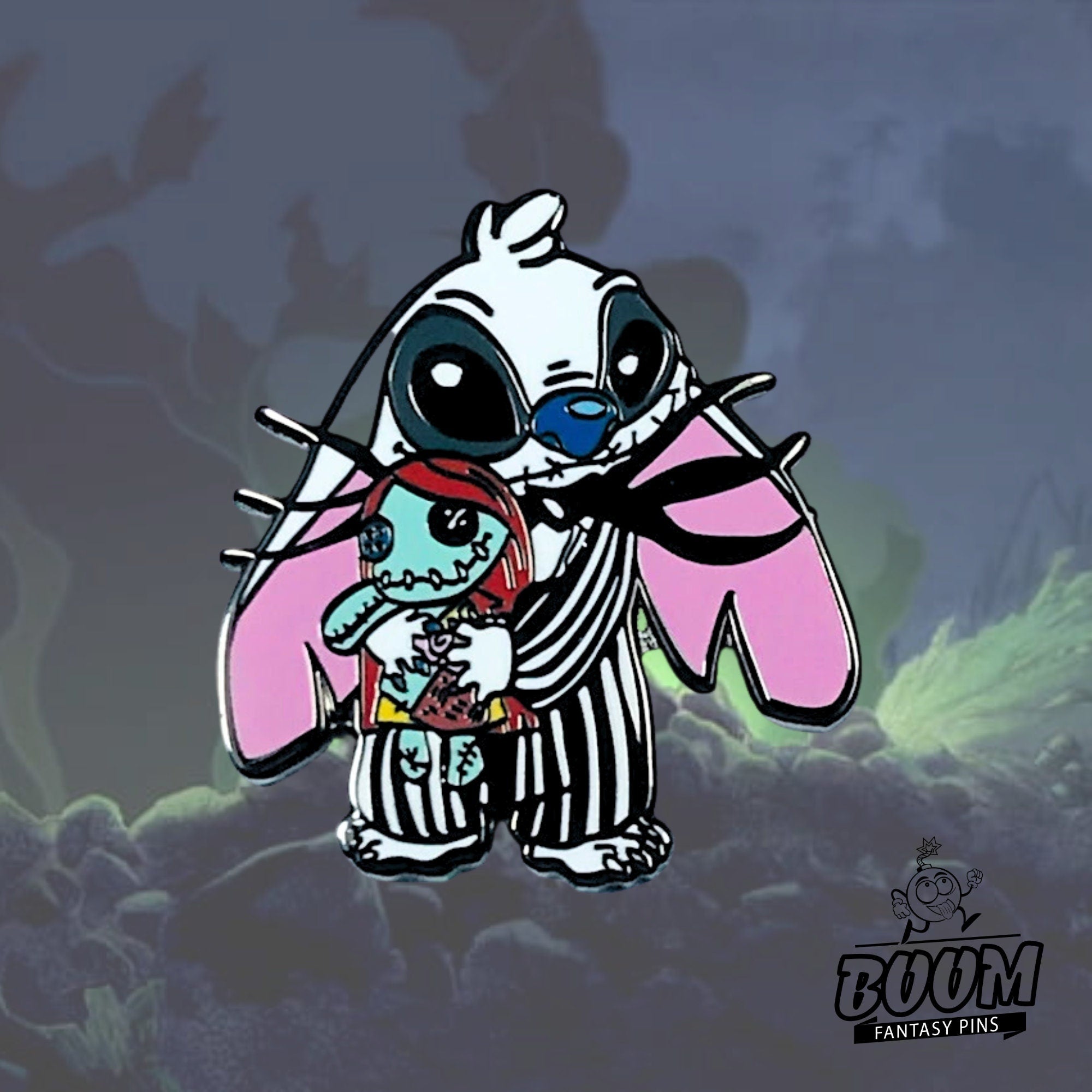 Pin – Stitch como Jack Skellington de Lilo &amp; Stitch y Pesadilla antes de Navidad – Disney Fantasy