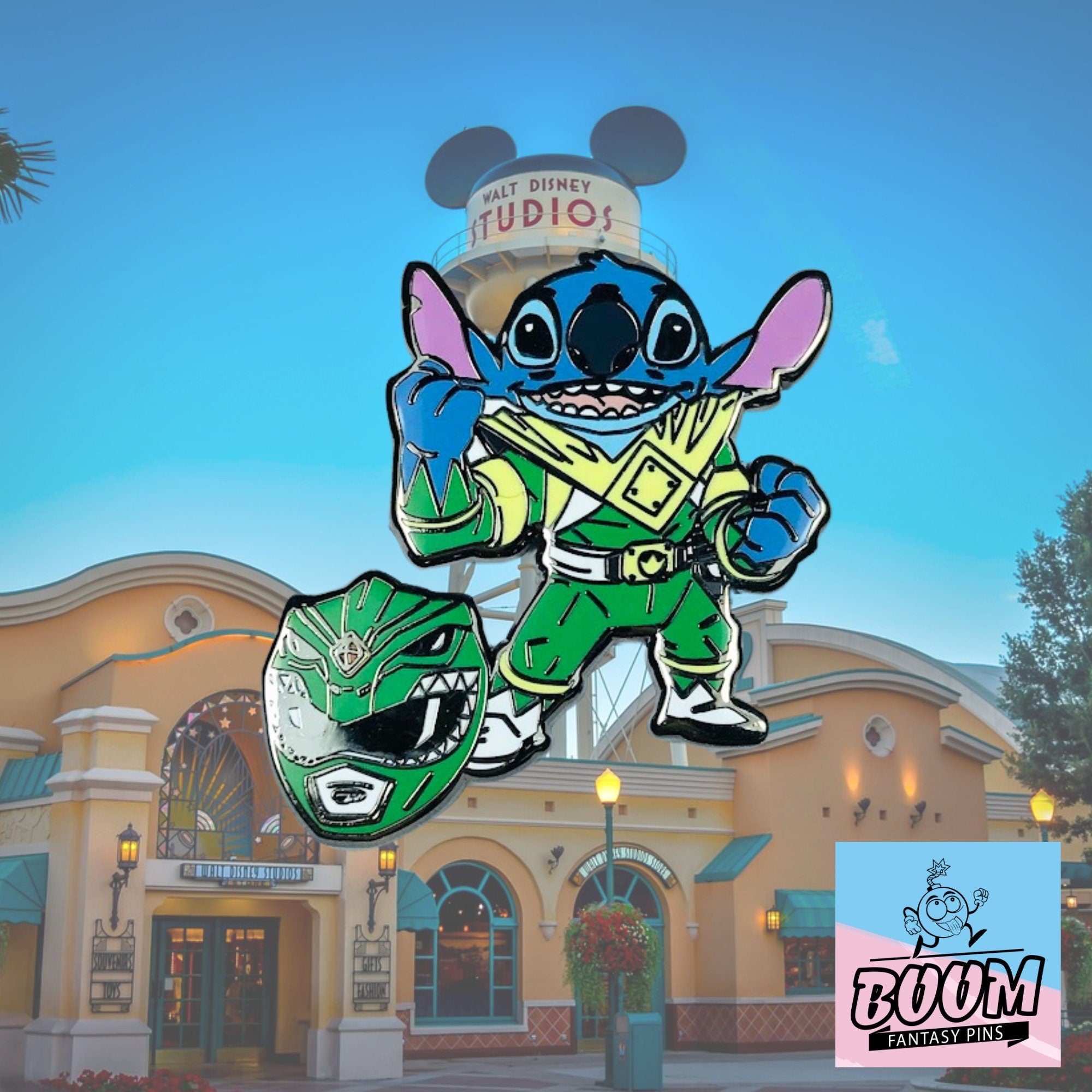 Pin - Stitch como el Ranger Verde de Lilo y Stitch - Disney Fantasy