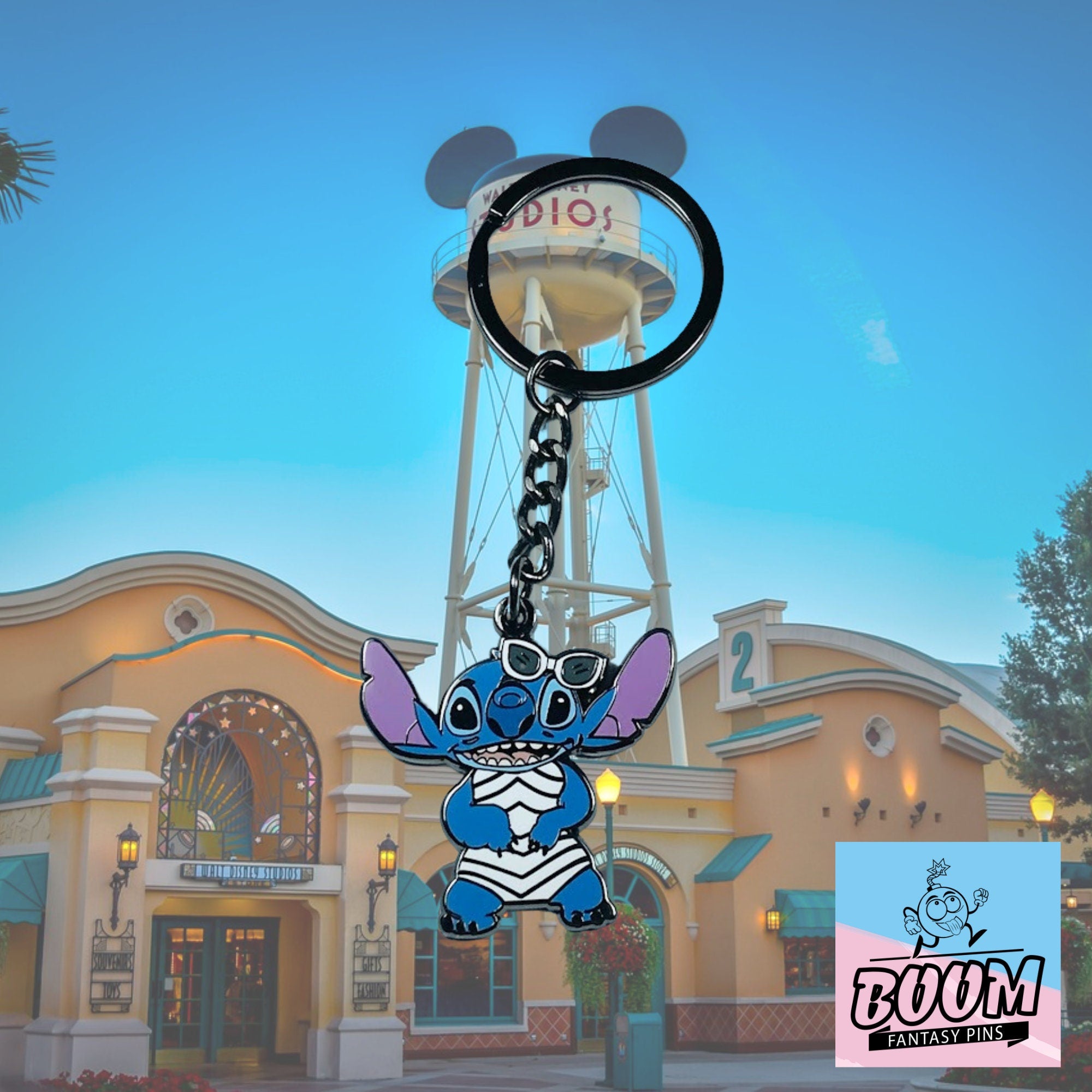 Keychain – Experiment 626 Stitch As Blonde from Lilo & Stitch – Disney Fantasy