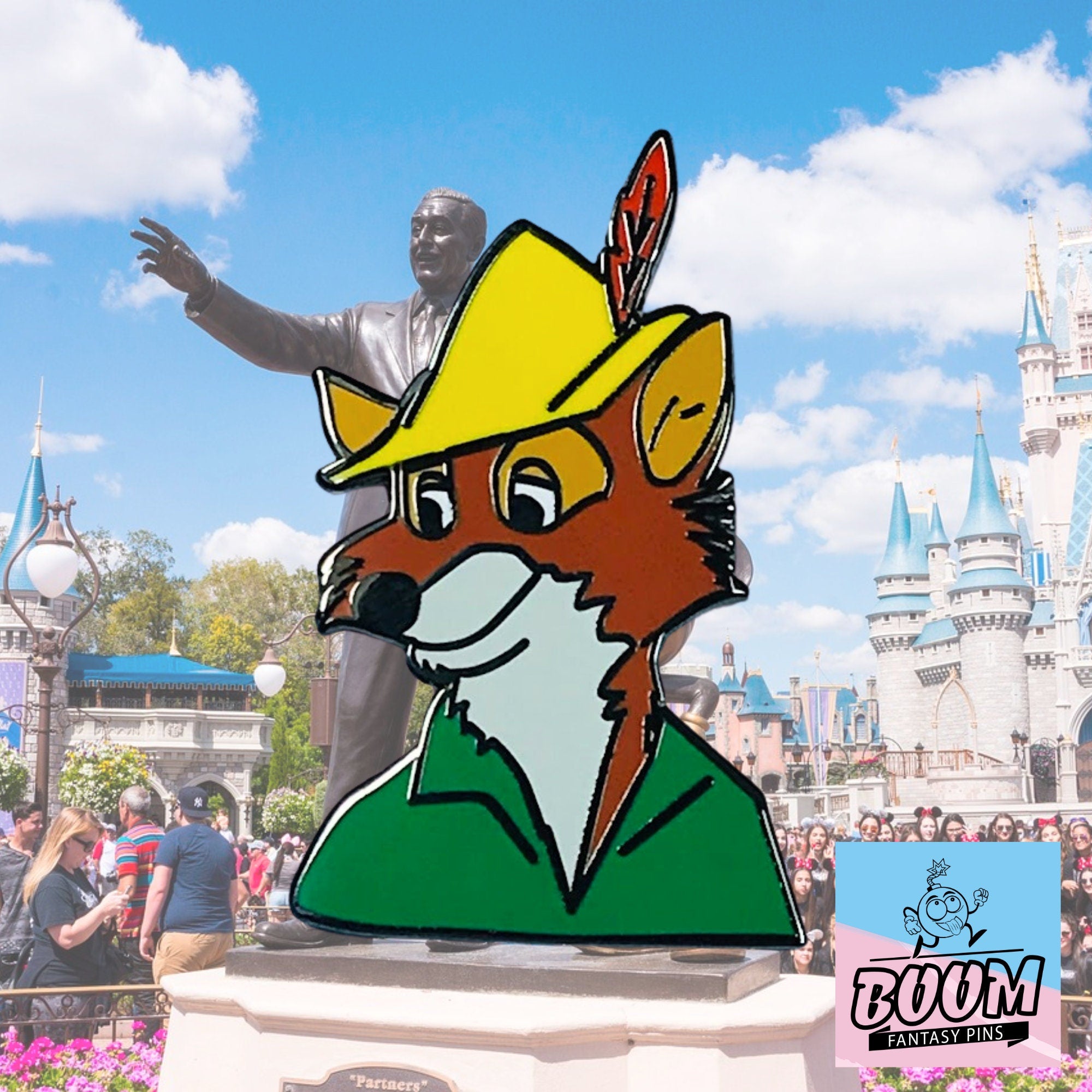 Pin – Monsieur Hood from Robin Hood Adventure – Disney Fantasy