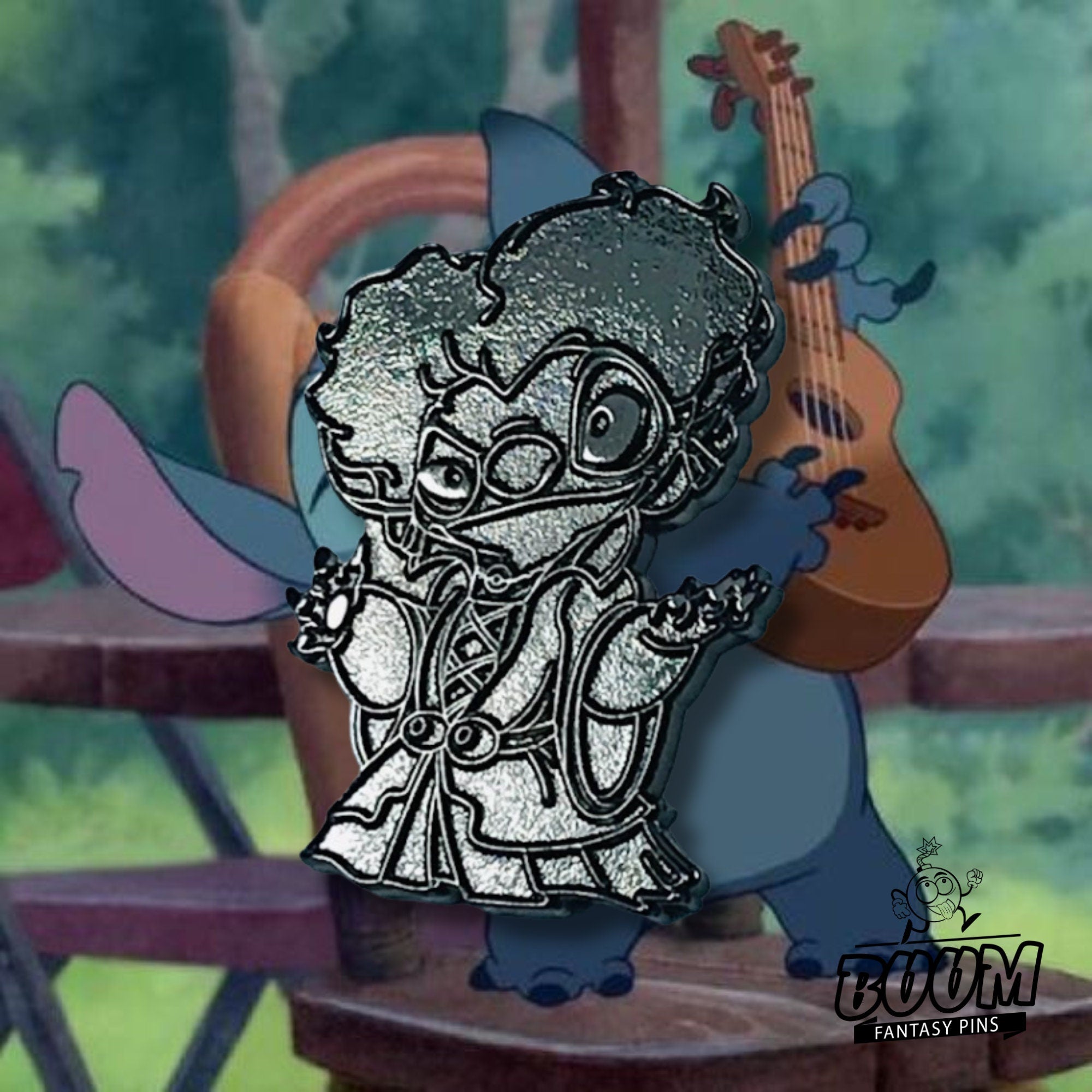 Épingle – Stitch en Winnifred Sanderson de Lilo &amp; Stitch – Disney Fantasy