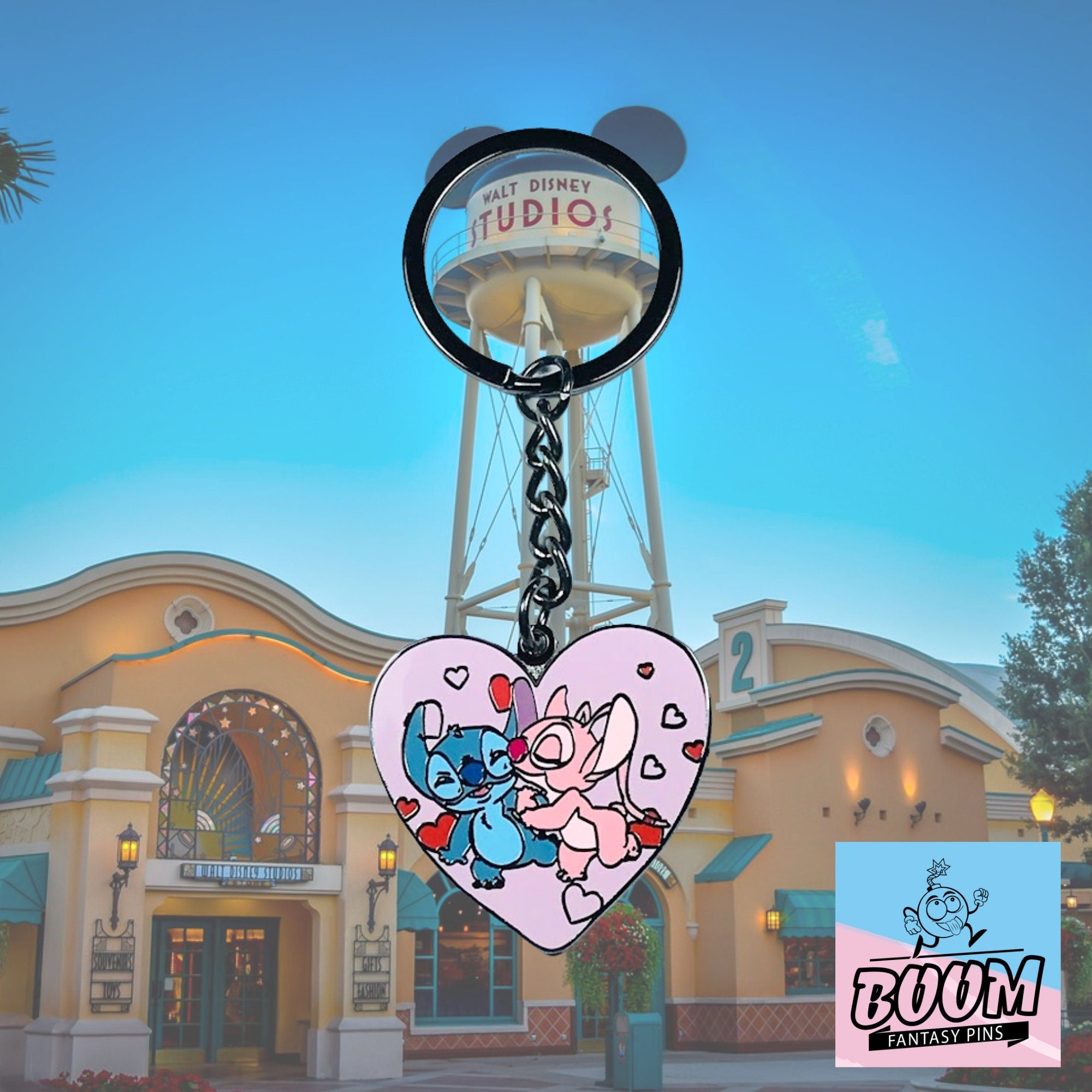 Llavero – Stitch y Ángel de Lilo &amp; Stitch – Disney Fantasy