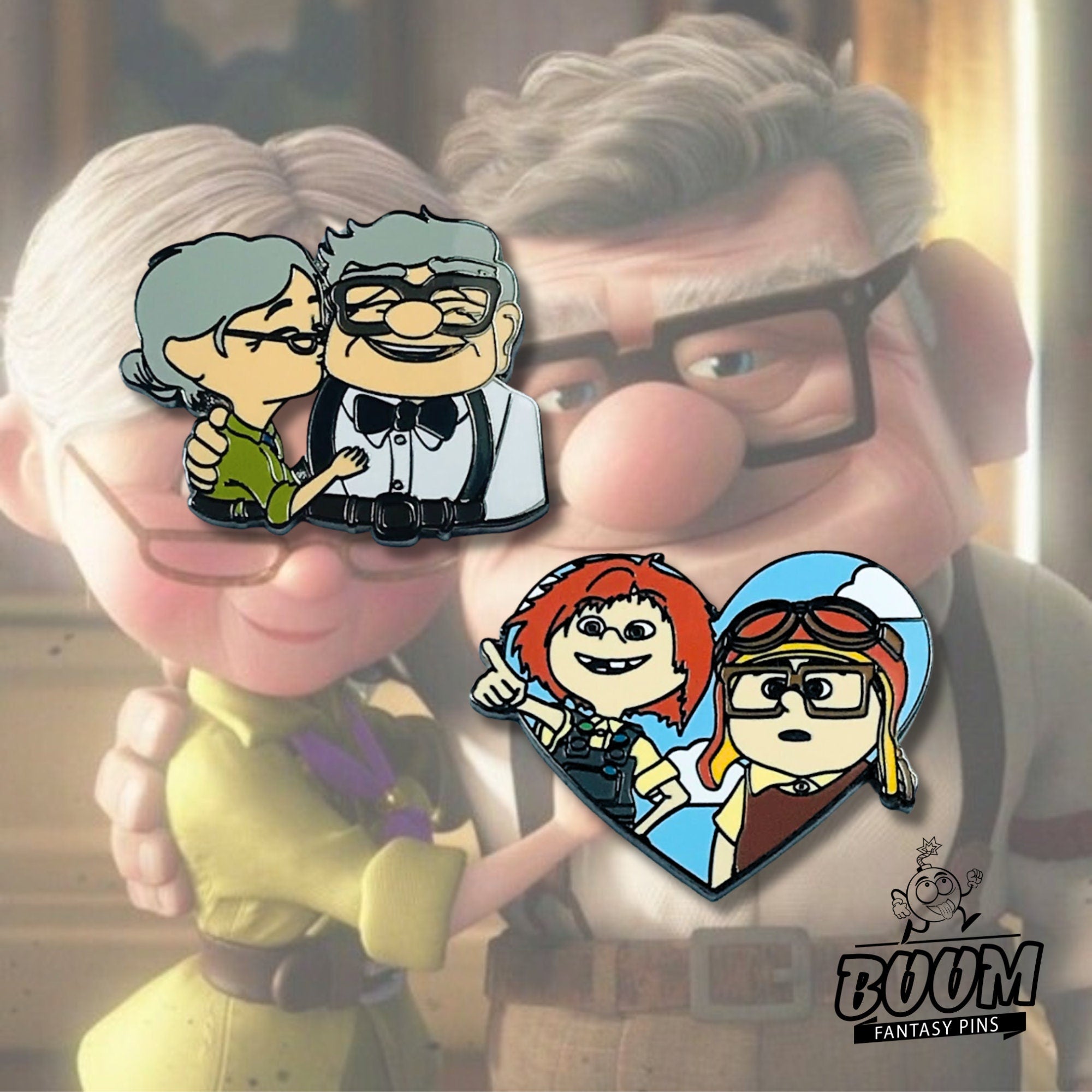 Pin – Carl Fredricksen y Ellie Fredricksen de Up – Disney Fantasy