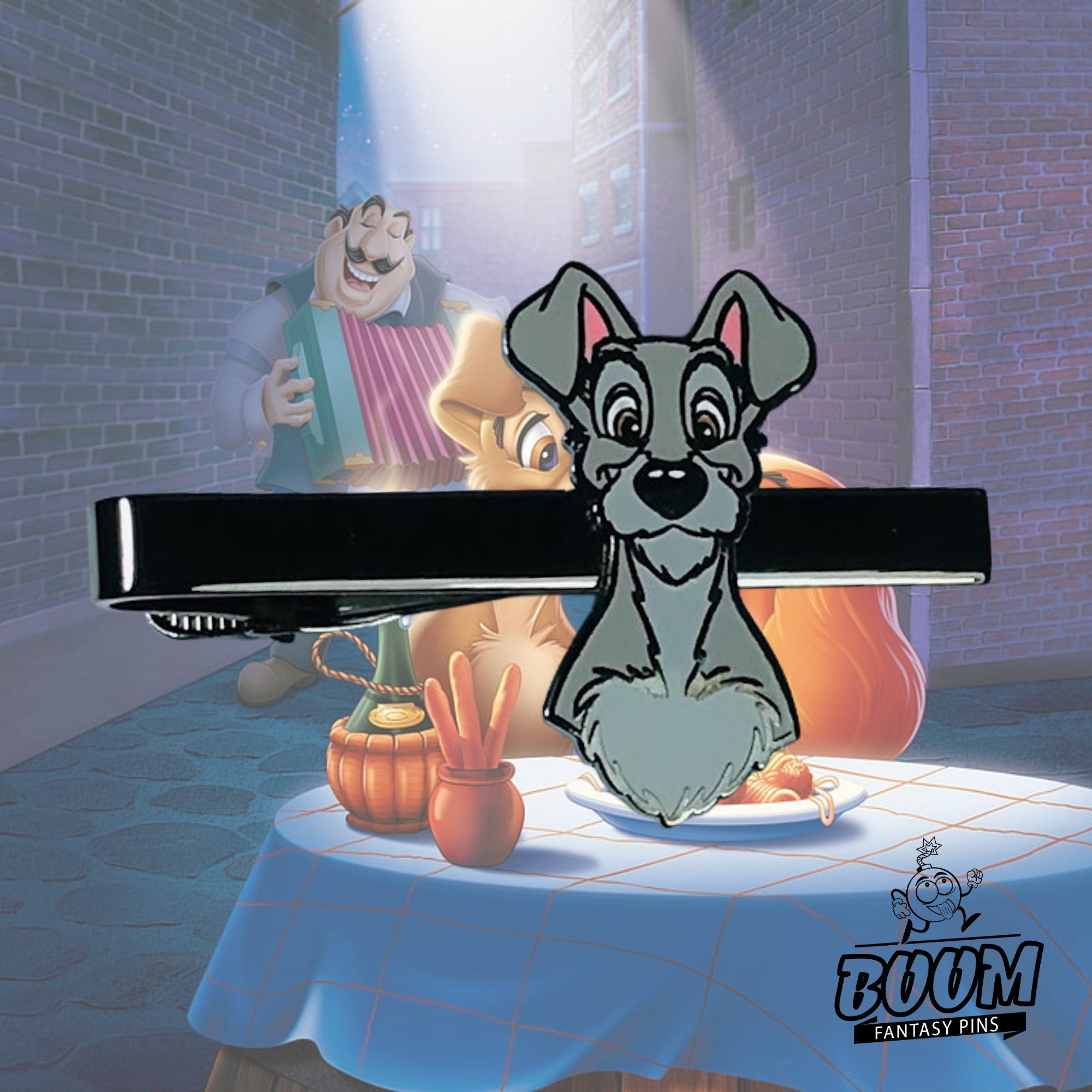 Tie Clip – Tramp from Lady and the Tramp – Disney Fantasy
