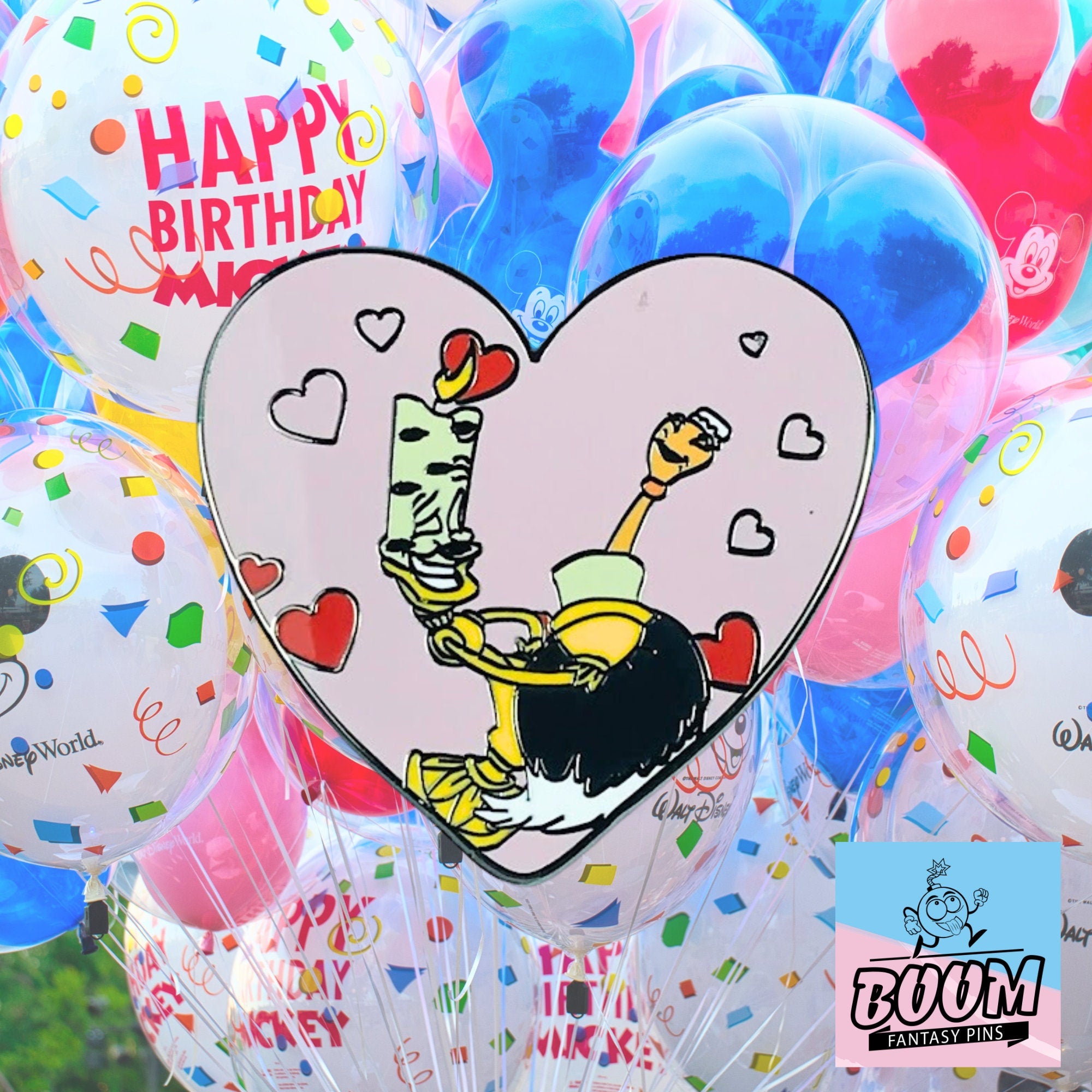 Pin's – Lumière et Babette de La Belle et la Bête – Disney Fantasy