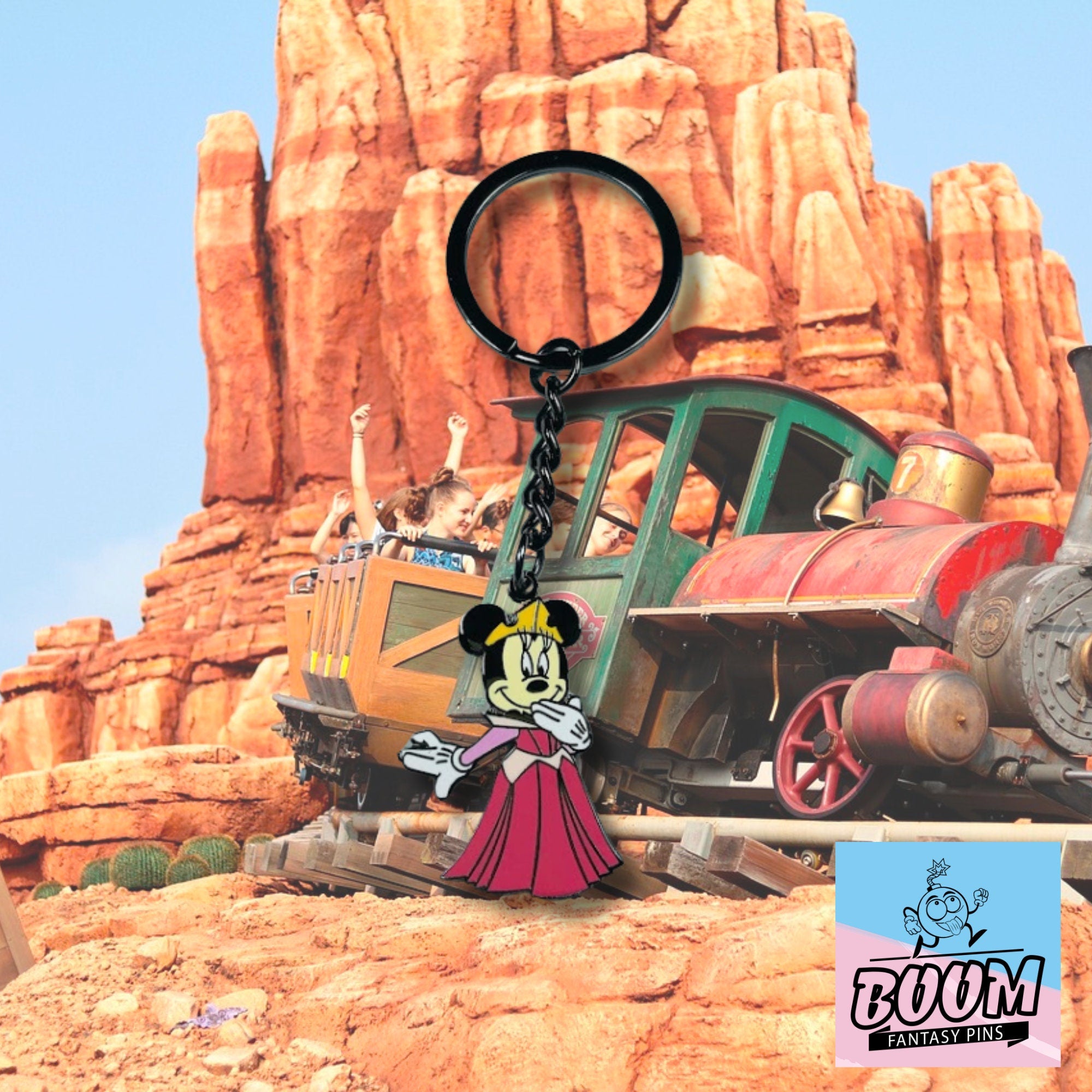 Llavero – Minnie Mouse de Cenicienta – Disney Fantasy