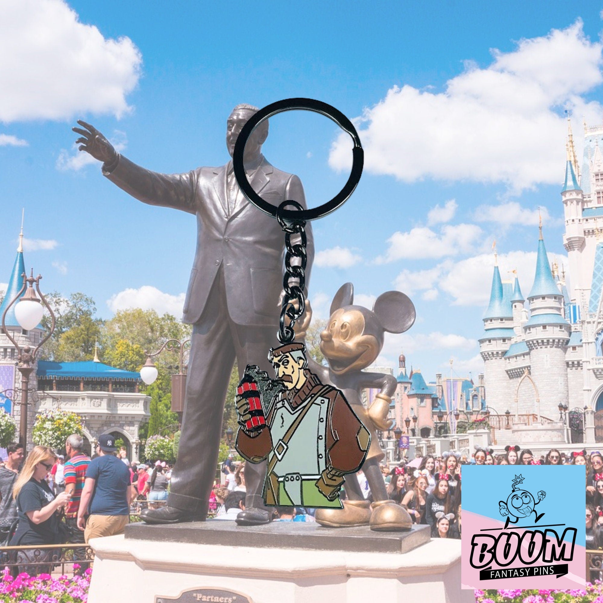 Porte-clés – Vincenzo Santorini d'Atlantide, l'empire perdu – Disney Fantasy