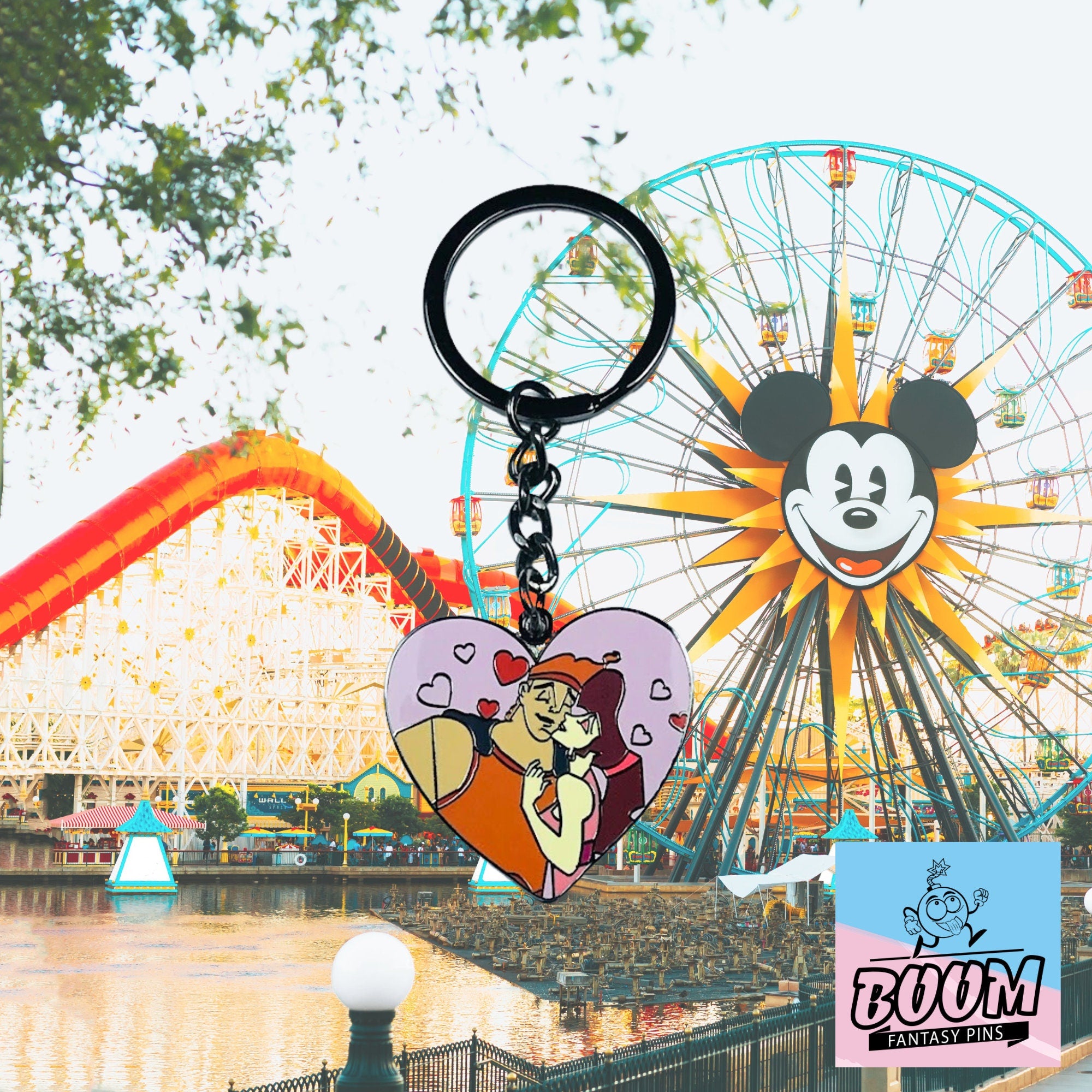 Porte-clés – Hercule et Mégara du film Hercule – Disney Fantasy