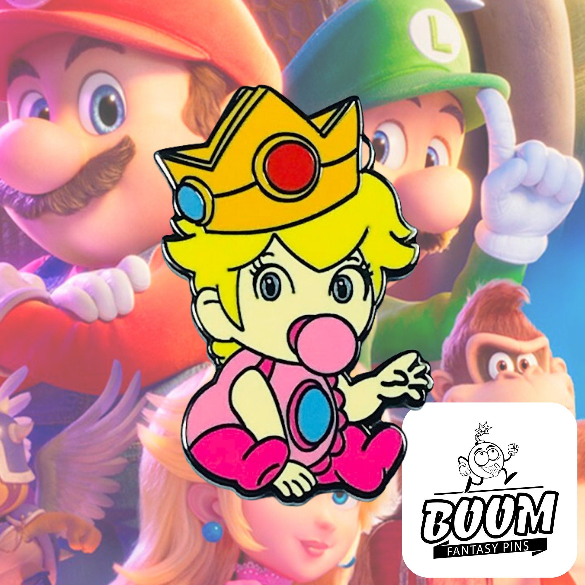 Pin's – Bébé Princesse Peach de Mario Bros – Disney Fantasy