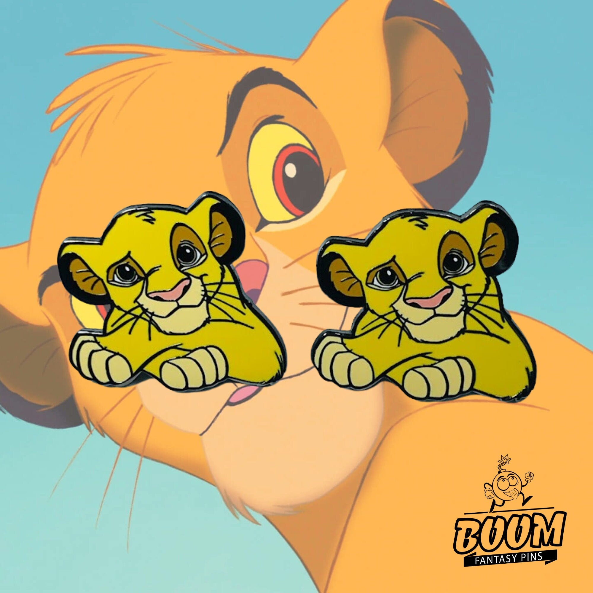 Boutons de manchette – Simba du Roi Lion – Disney Fantasy