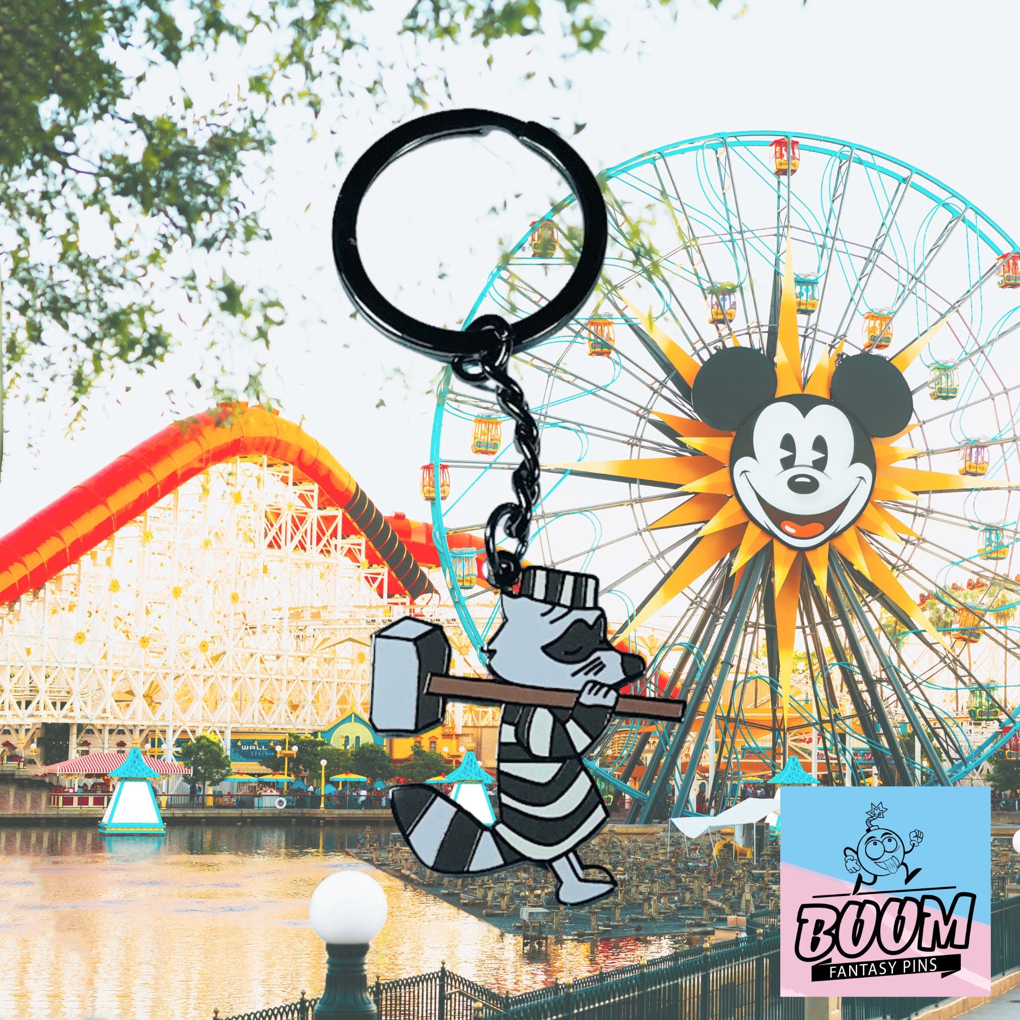 Porte-clés – Raton laveur récurrent de Robin des Bois – Disney Fantasy