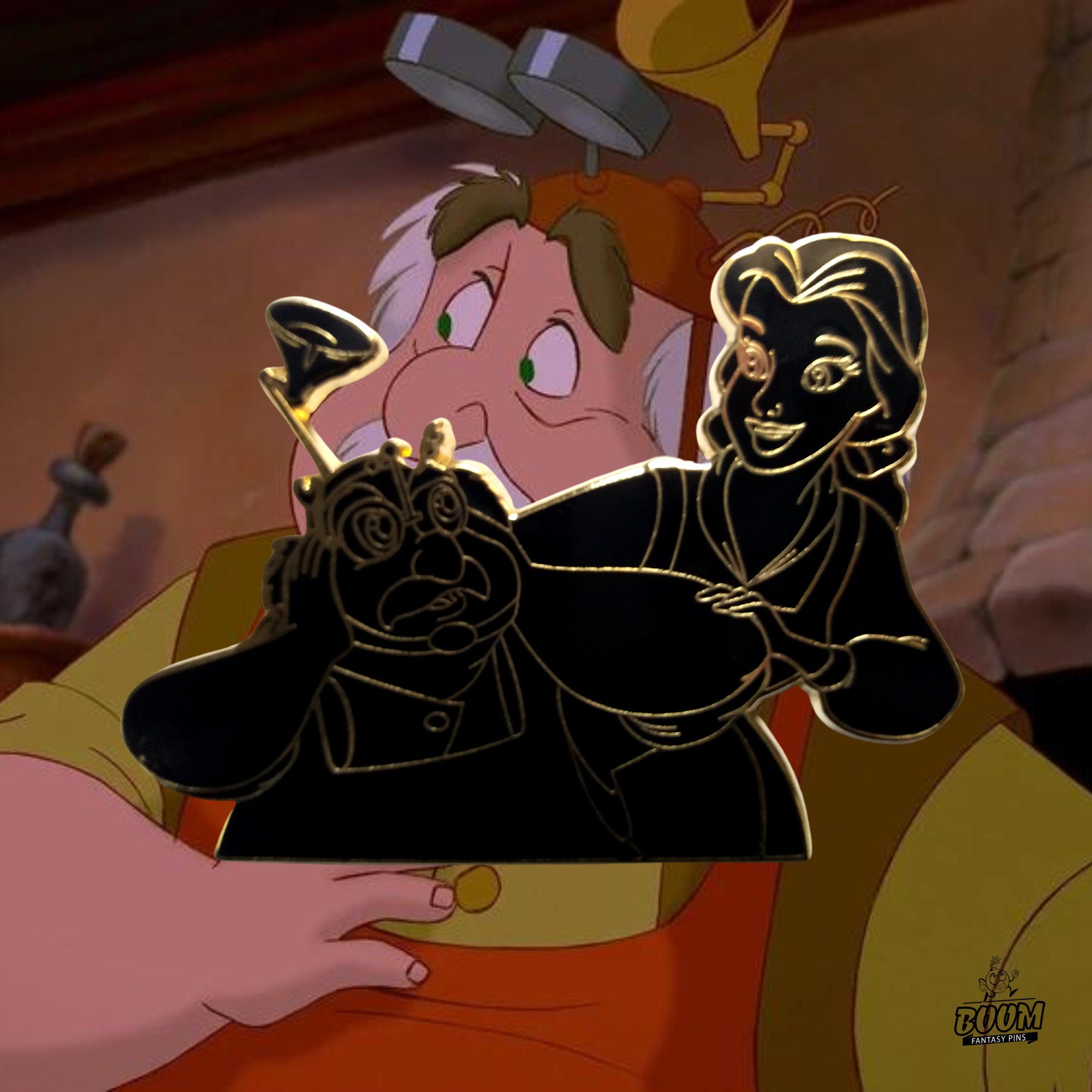 Pin – Bella y Mauricio de La Bella y la Bestia – Disney Fantasy