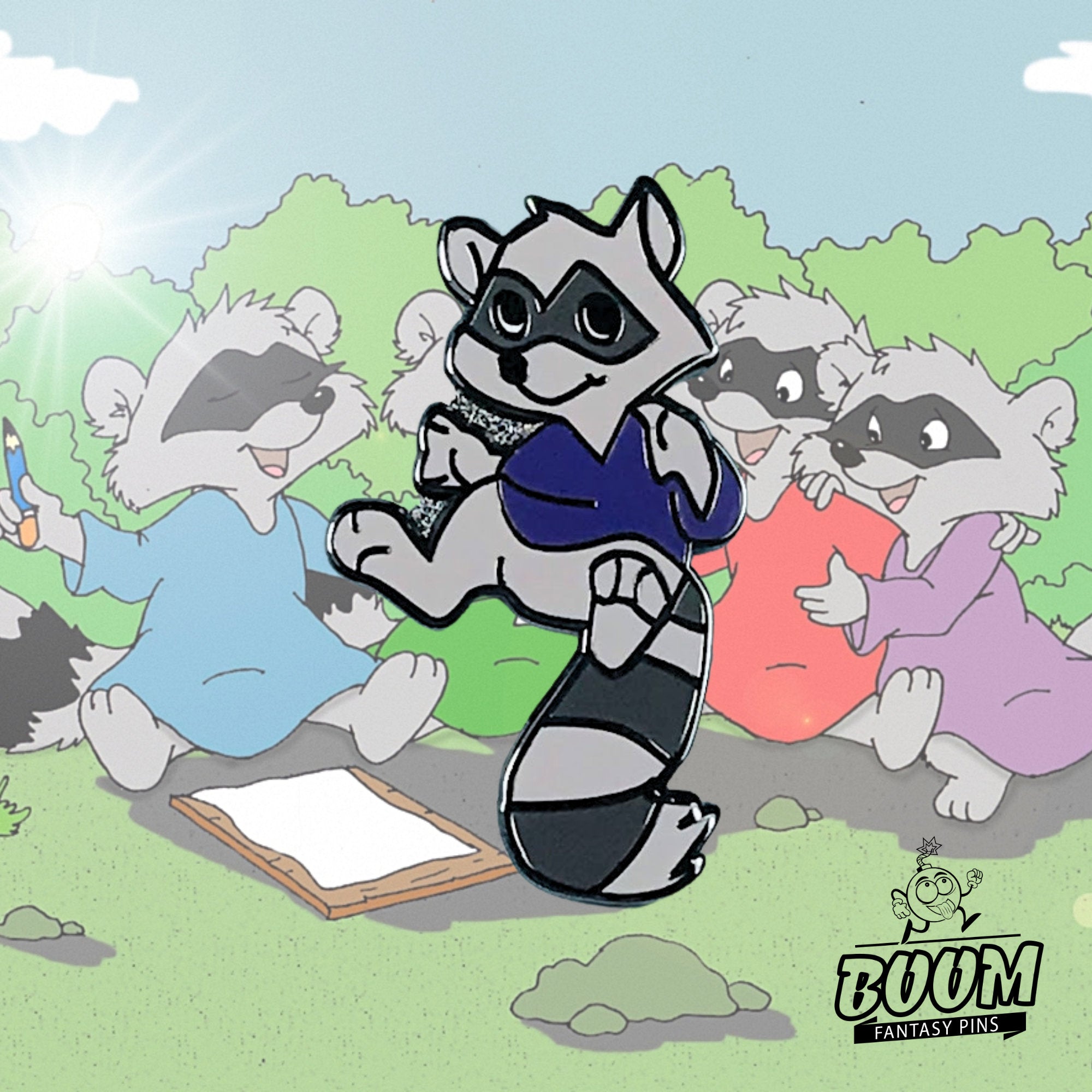 Pin – Mapache de Robin Hood Disney Fantasy