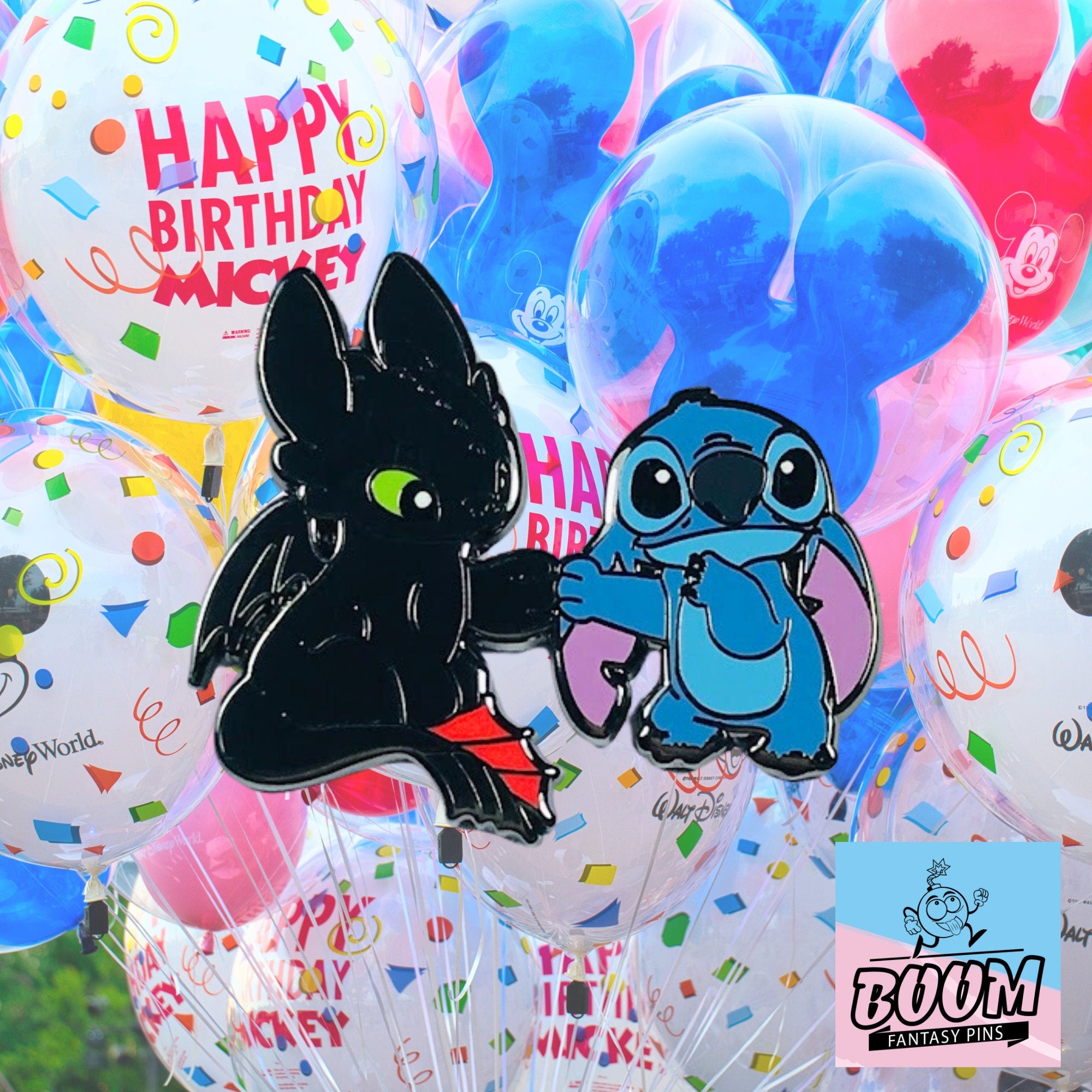 Épingle – Expérience 626 : Stitch de Lilo &amp; Stitch et Krokmou de Dragons – Disney Fantasy