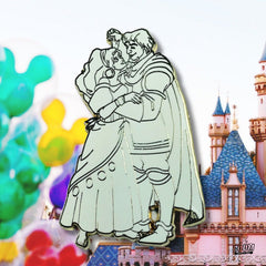 Pin's – Esmeralda et le capitaine Phoebus du Bossu de Notre-Dame – Disney Fantasy