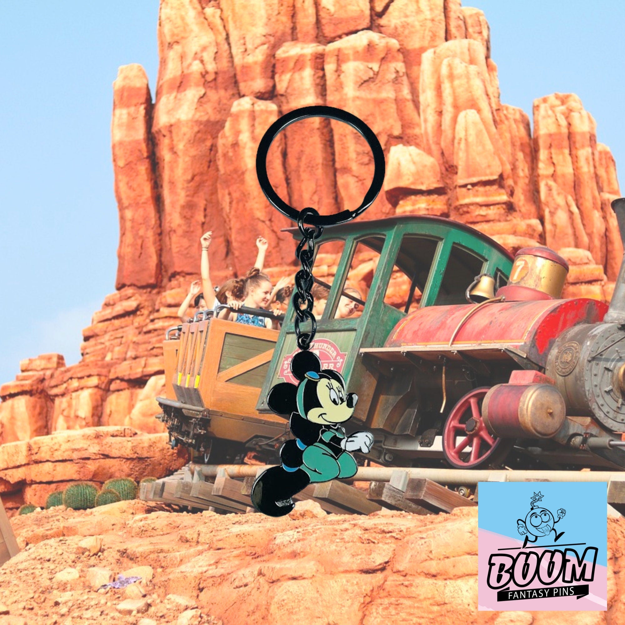 Porte-clés – Minnie Mouse en Jasmine d'Aladdin – Disney Fantasy