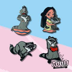 Pin – Pocahontas y Meeko de Pocahontas – Disney Fantasy