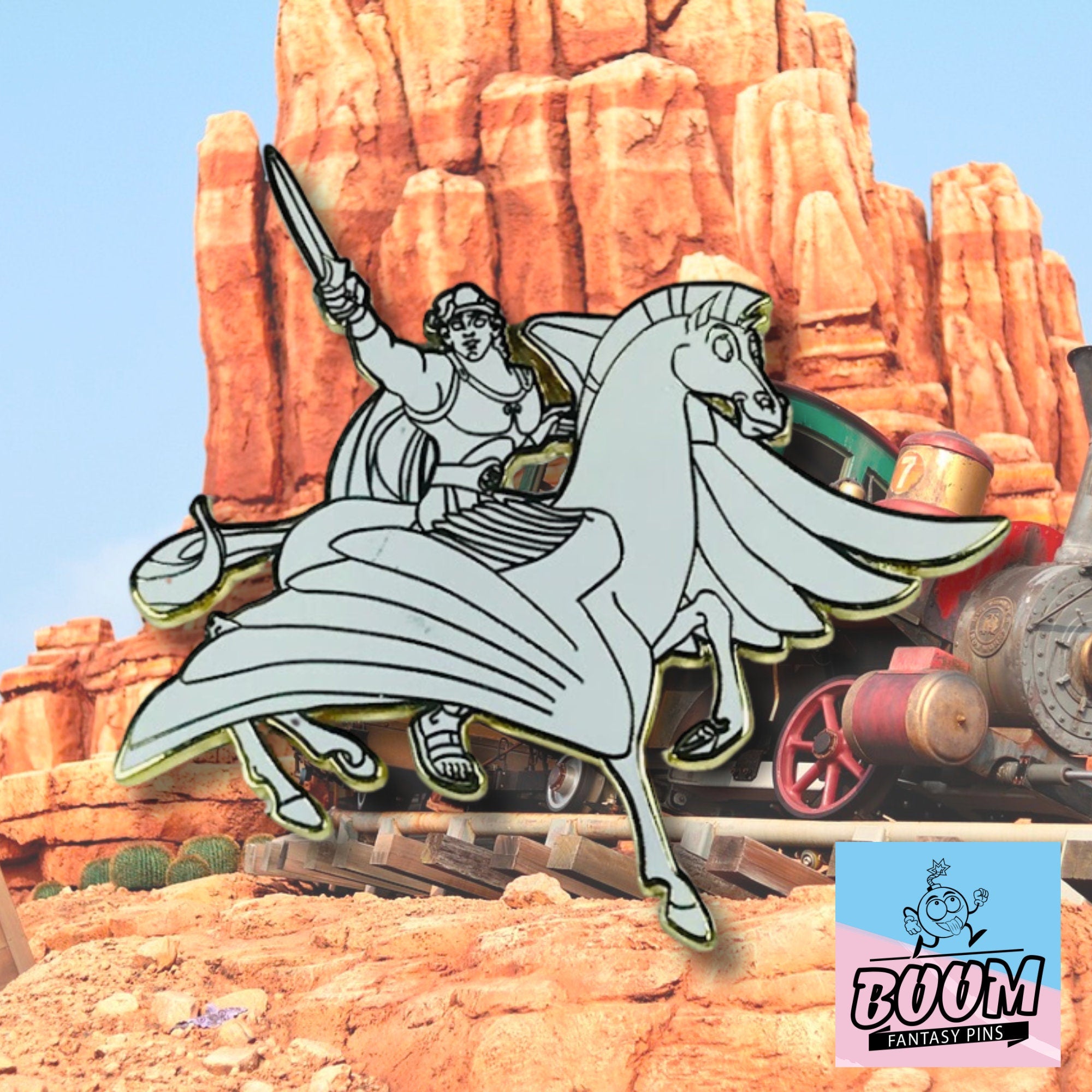 Pin – Hércules y Pegaso de Hércules – Disney Fantasy