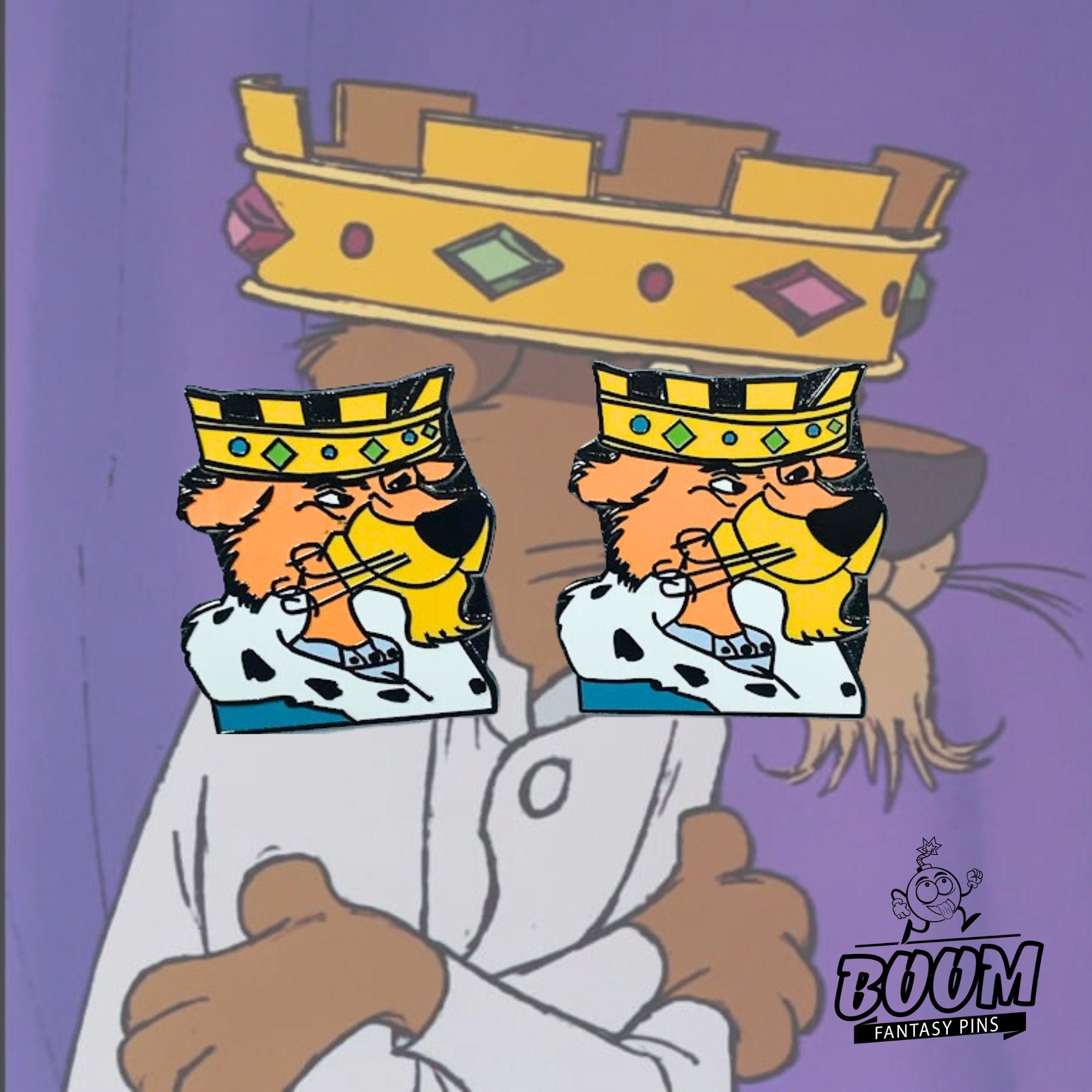 Cufflinks – Prince John from Robin Hood – Disney Fantasy