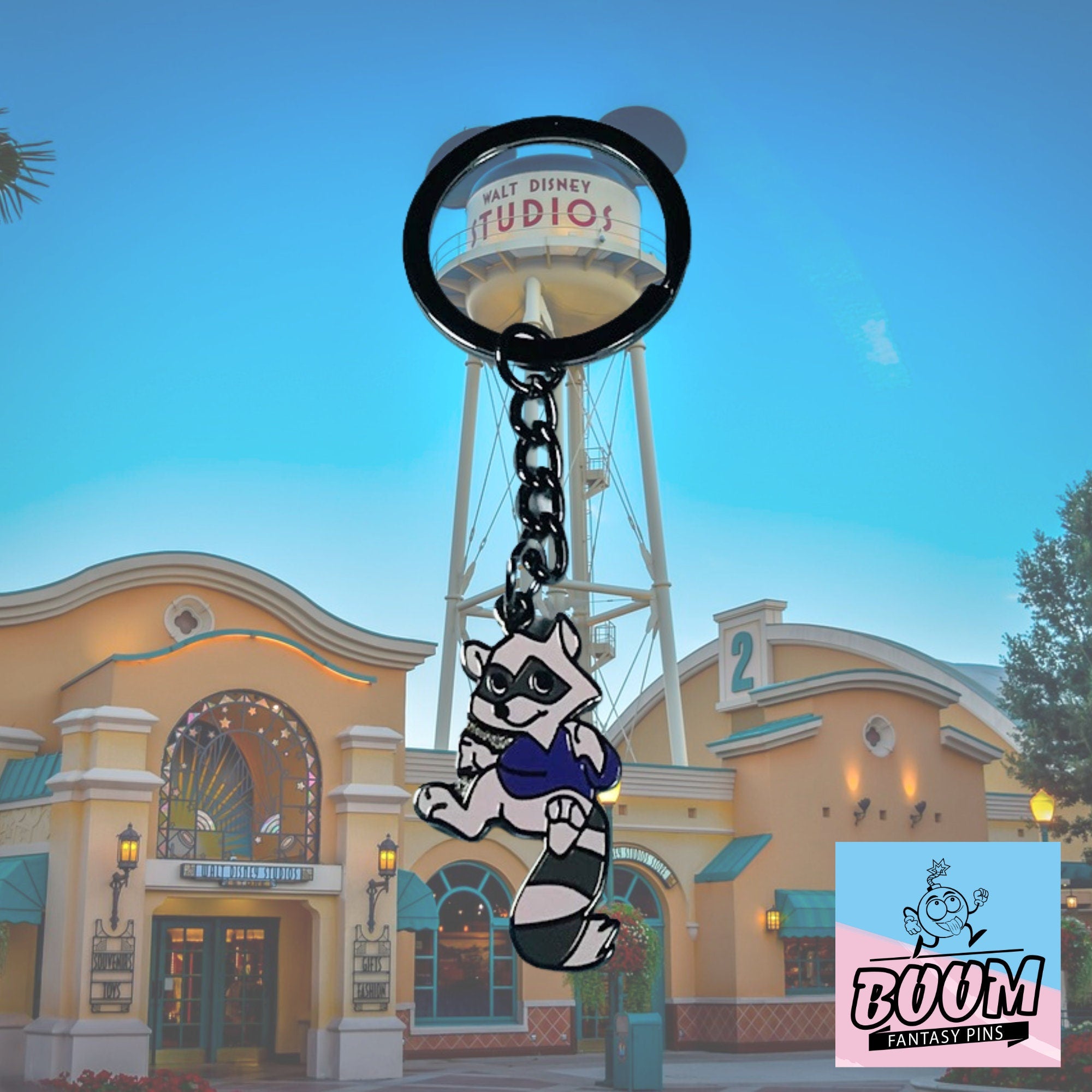 Porte-clés – Raton laveur de Robin des Bois – Disney Fantasy