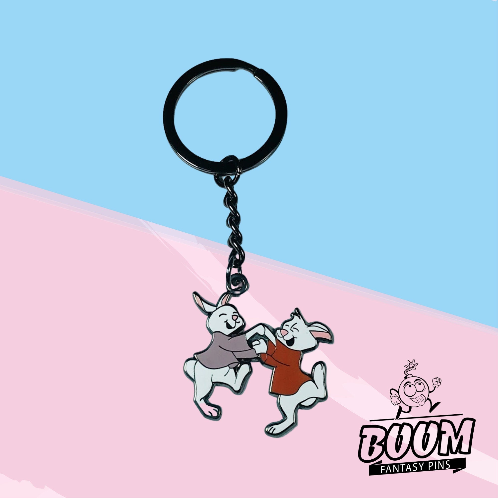 Porte-clés – Skippy et Sis Bunny de Robin des Bois – Disney Fantasy