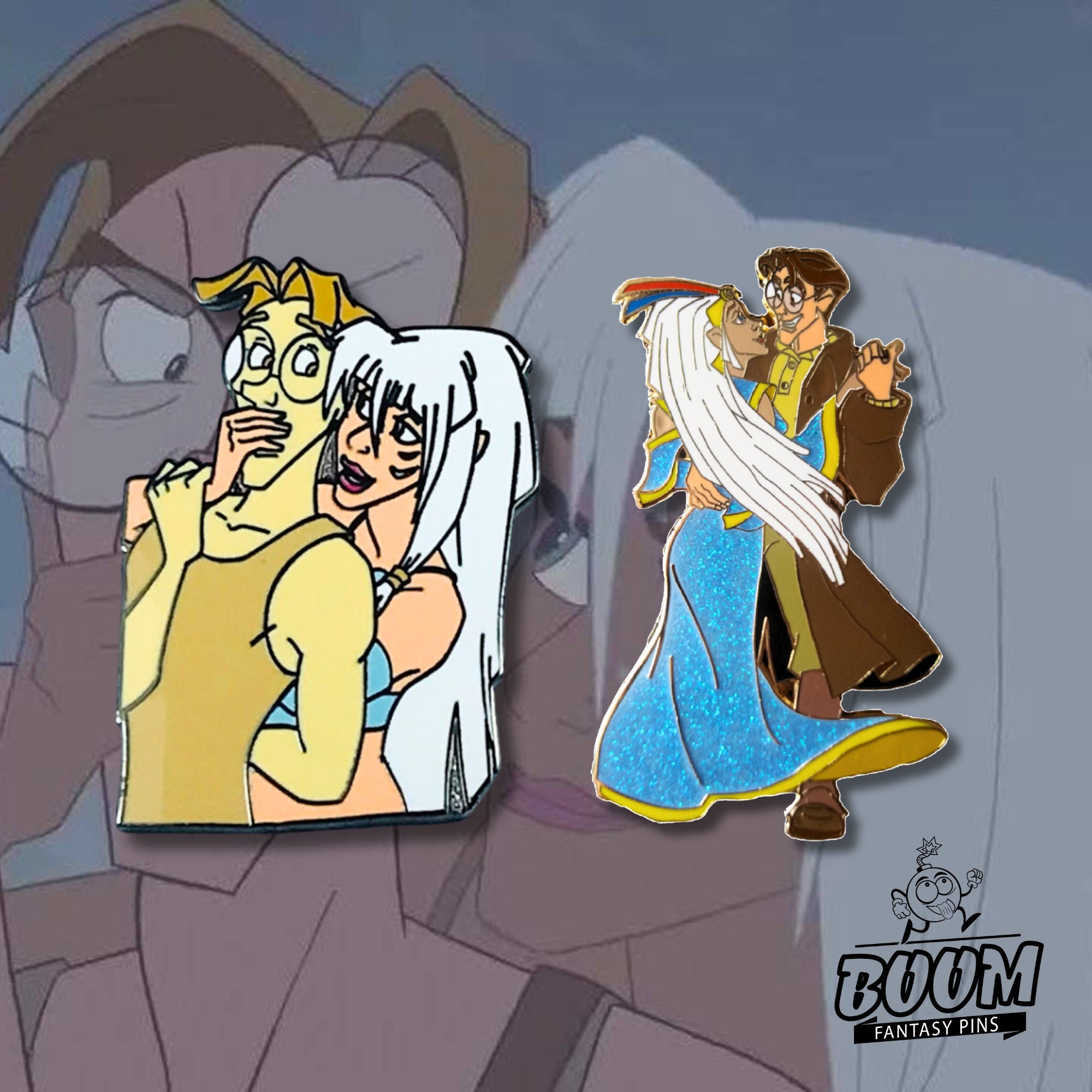 Pin – Milo Thatch and Kida Nedakh from Atlantis The Lost Empire – Disney Fantasy