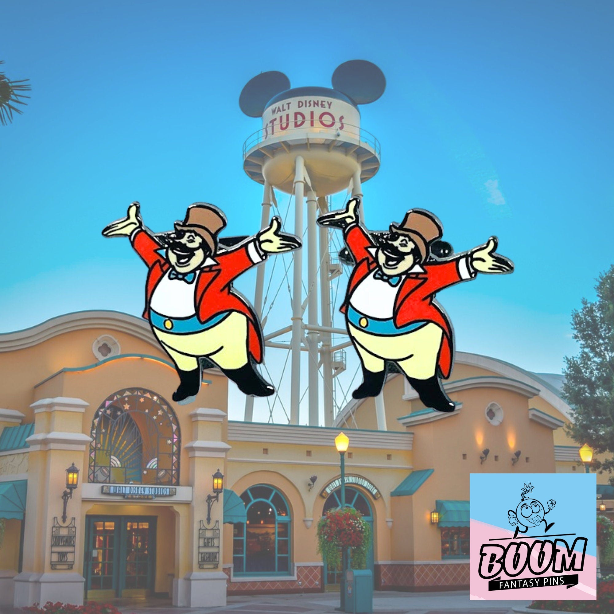 Boutons de manchette – Maître de cérémonie du film Dumbo de Disney Fantasy