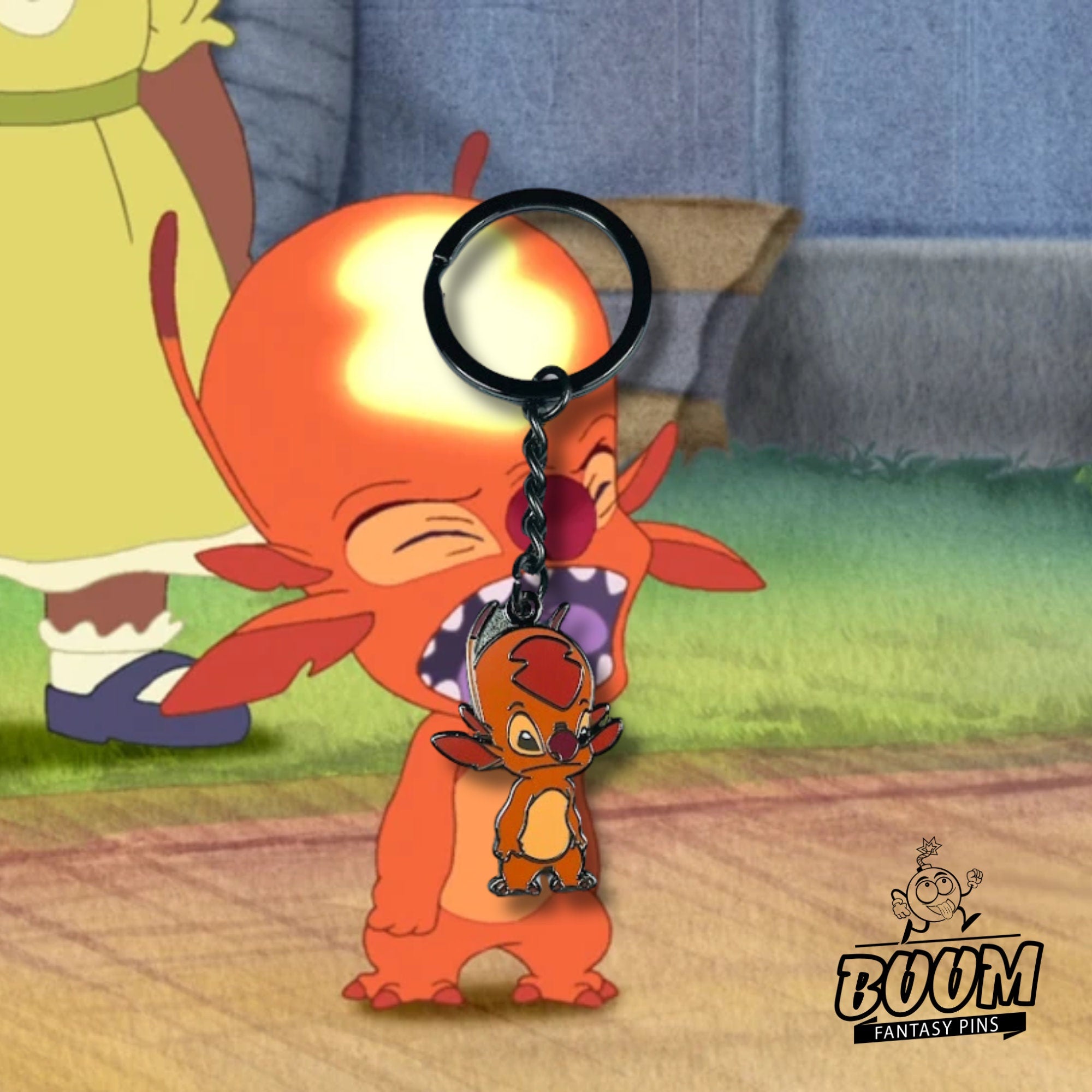 Llavero – Experimento 032 Fibra de Lilo y Stitch – Disney Fantasy