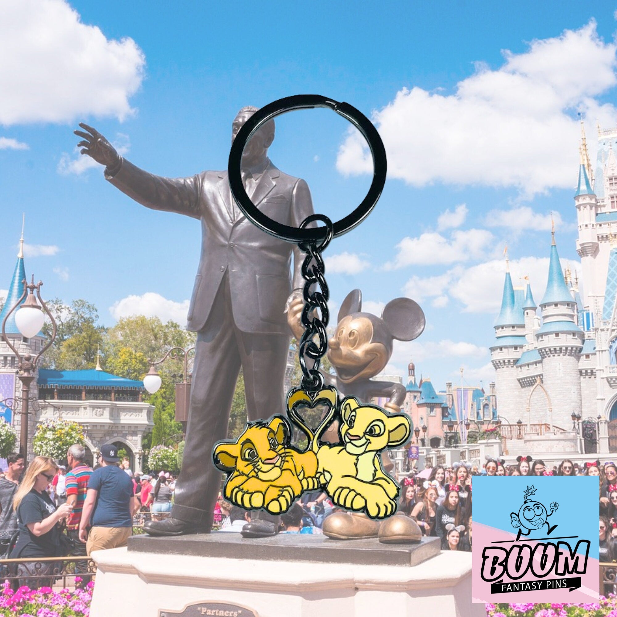 Llavero – Simba y Nala de El Rey León – Disney Fantasy