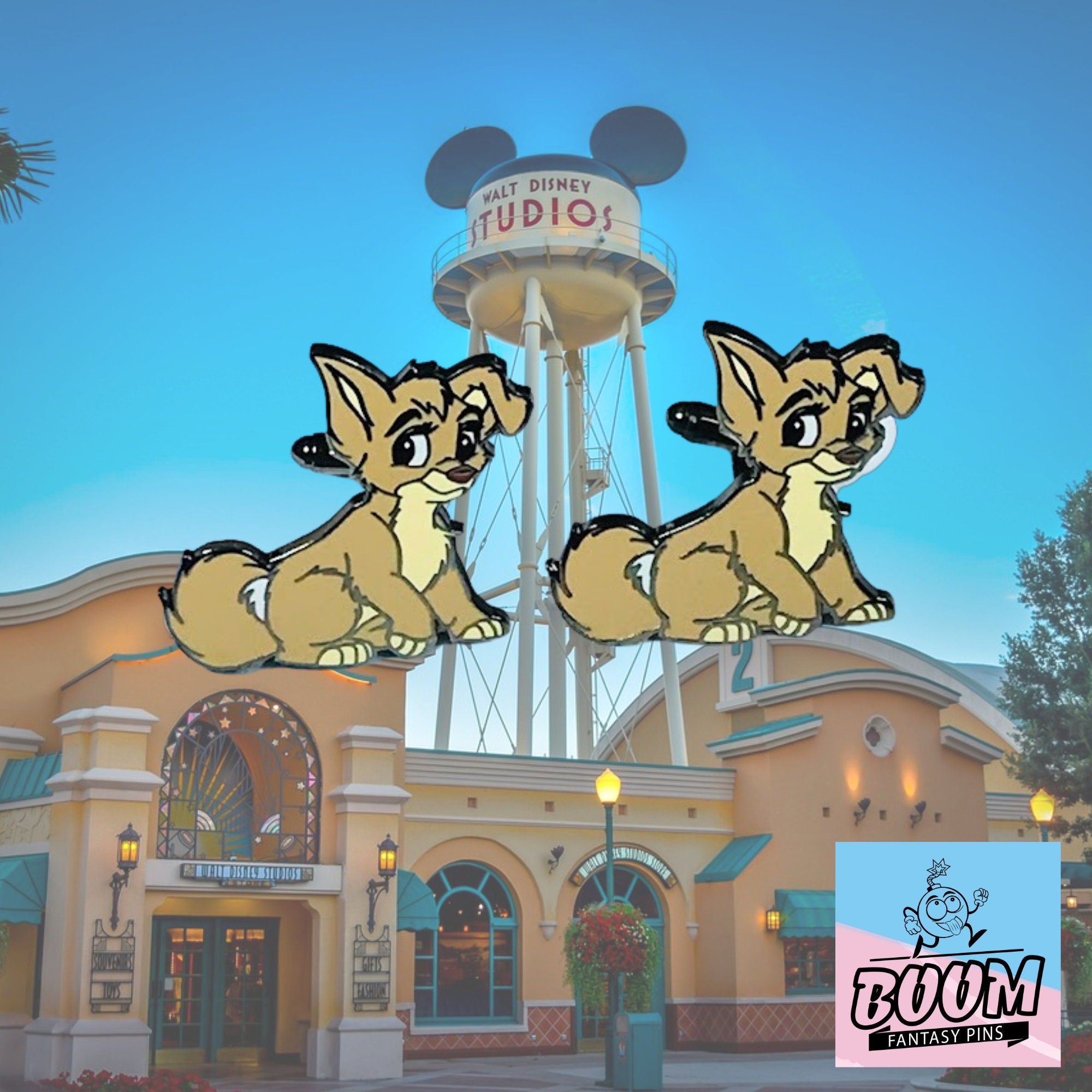 Boutons de manchette – Ange de La Belle et le Clochard – Disney Fantasy