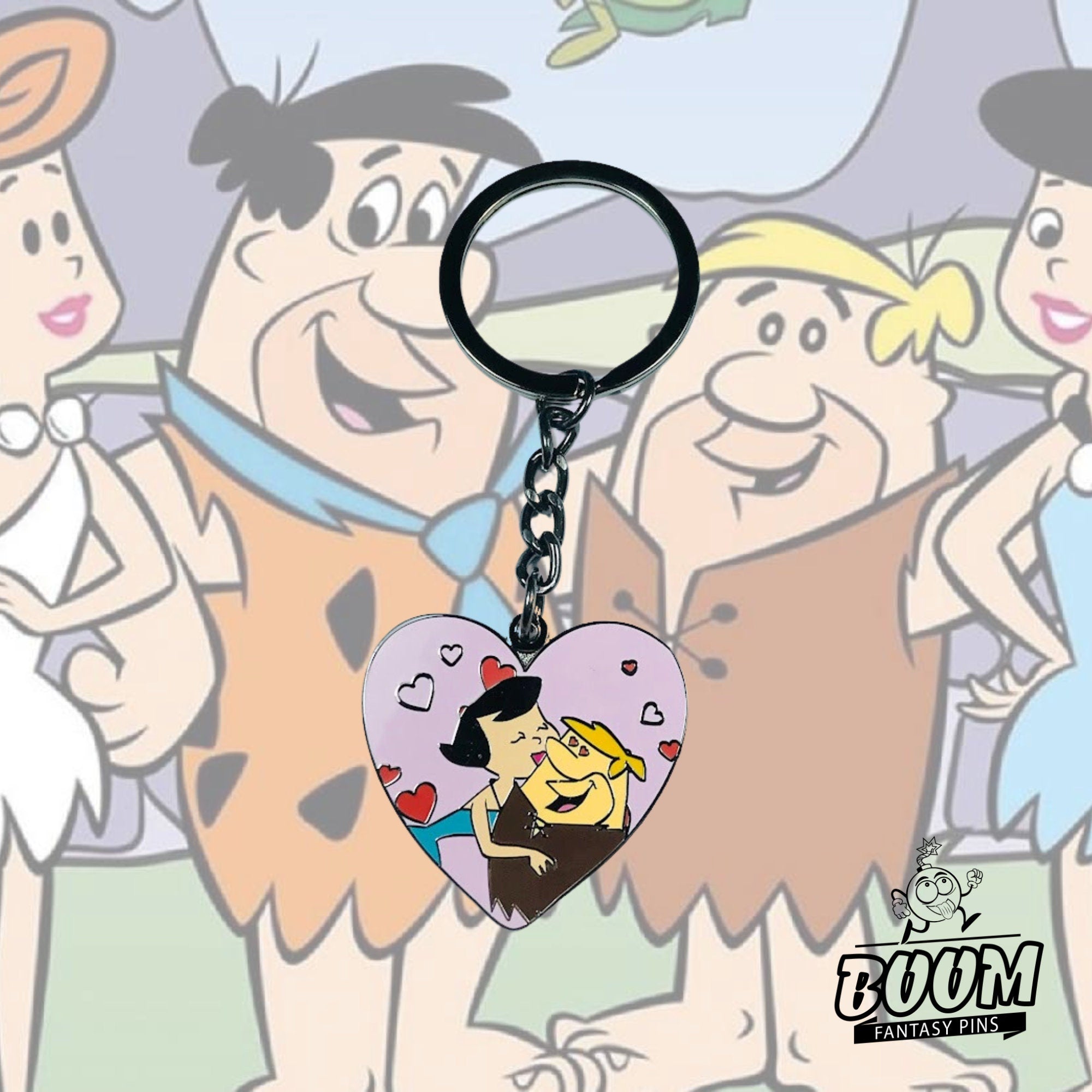 Porte-clés – Pablo et Betty des Pierrafeu – Disney Fantasy