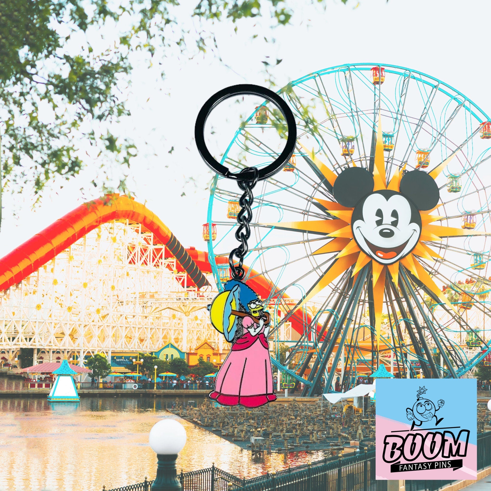 Llavero – Marge Simpson de Los Simpson – Disney Fantasy