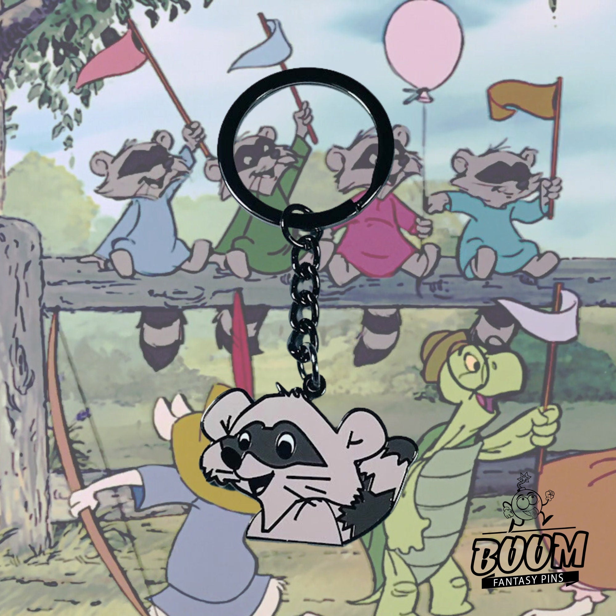 Porte-clés – Raton laveur de Robin des Bois – Disney Fantasy