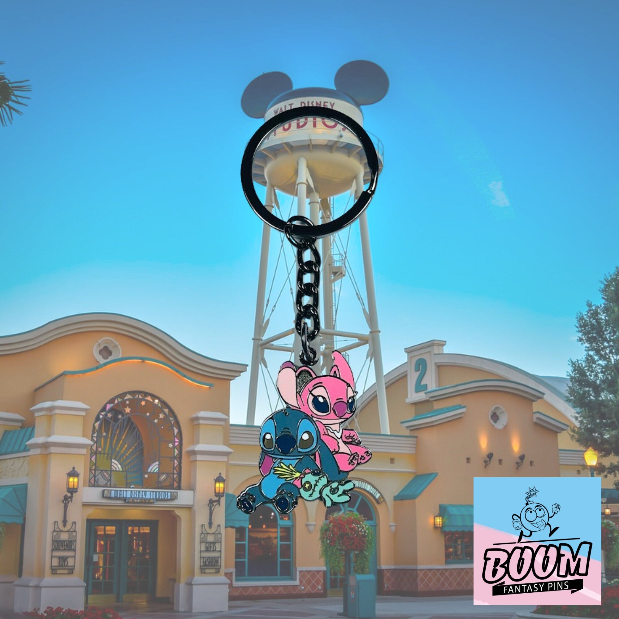 Llavero – Stitch y Ángel de Lilo &amp; Stitch – Disney Fantasy