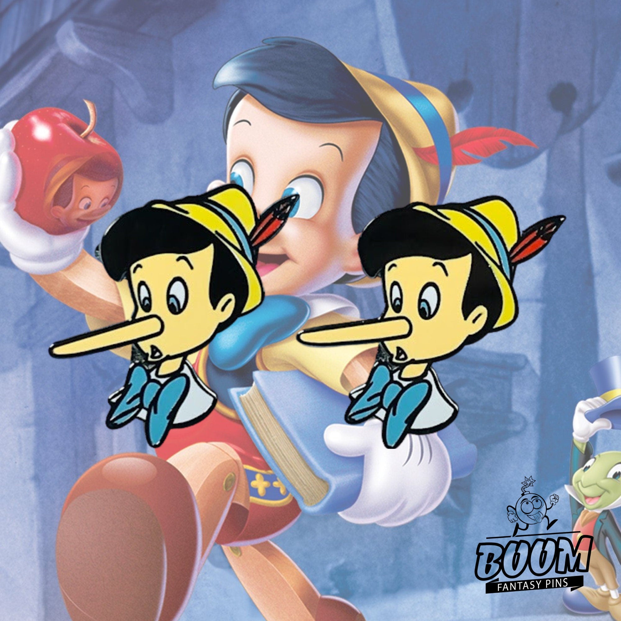 Boutons de manchette – Pinocchio du film Pinocchio – Disney Fantasy