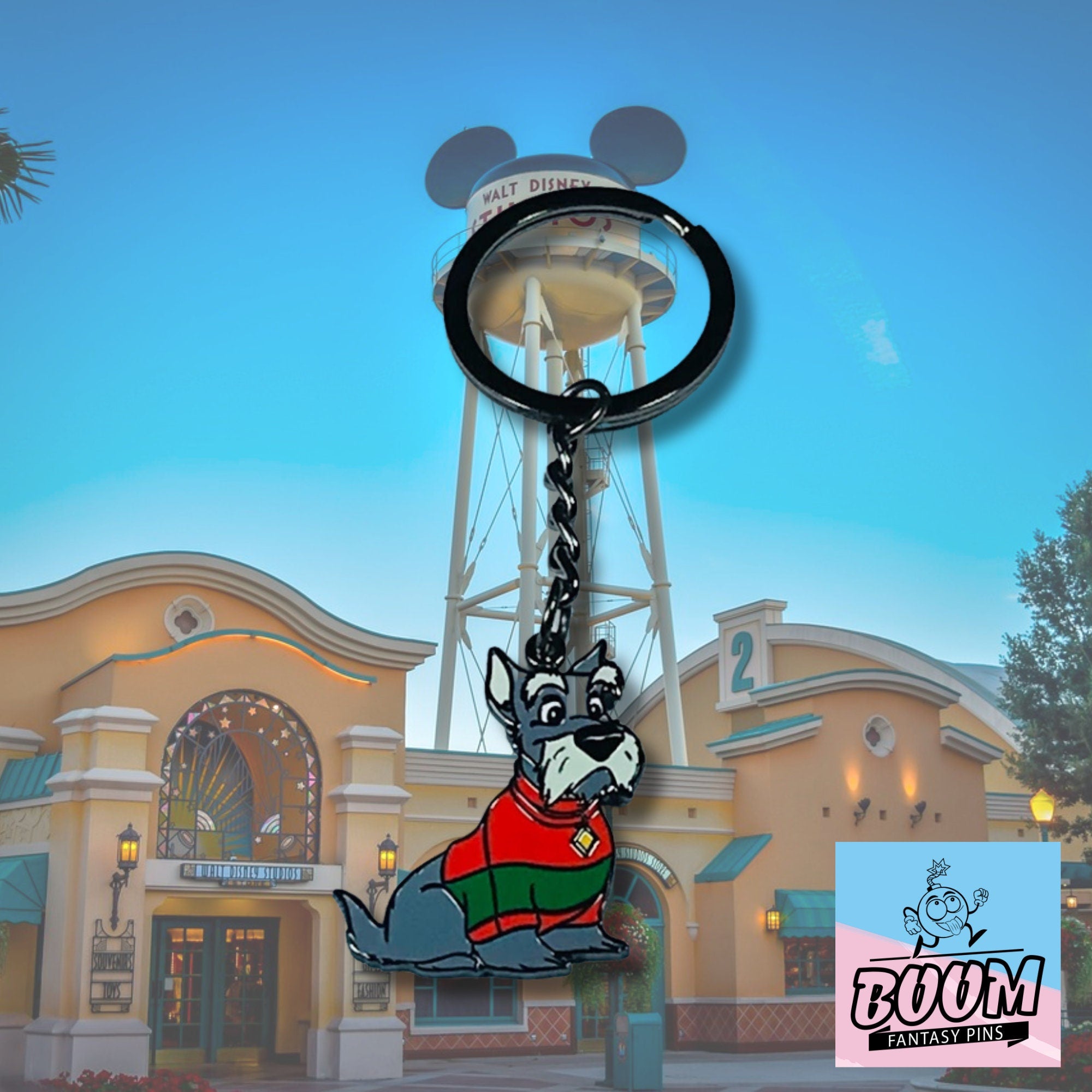 Porte-clés – Jock de La Belle et le Clochard – Disney Fantasy